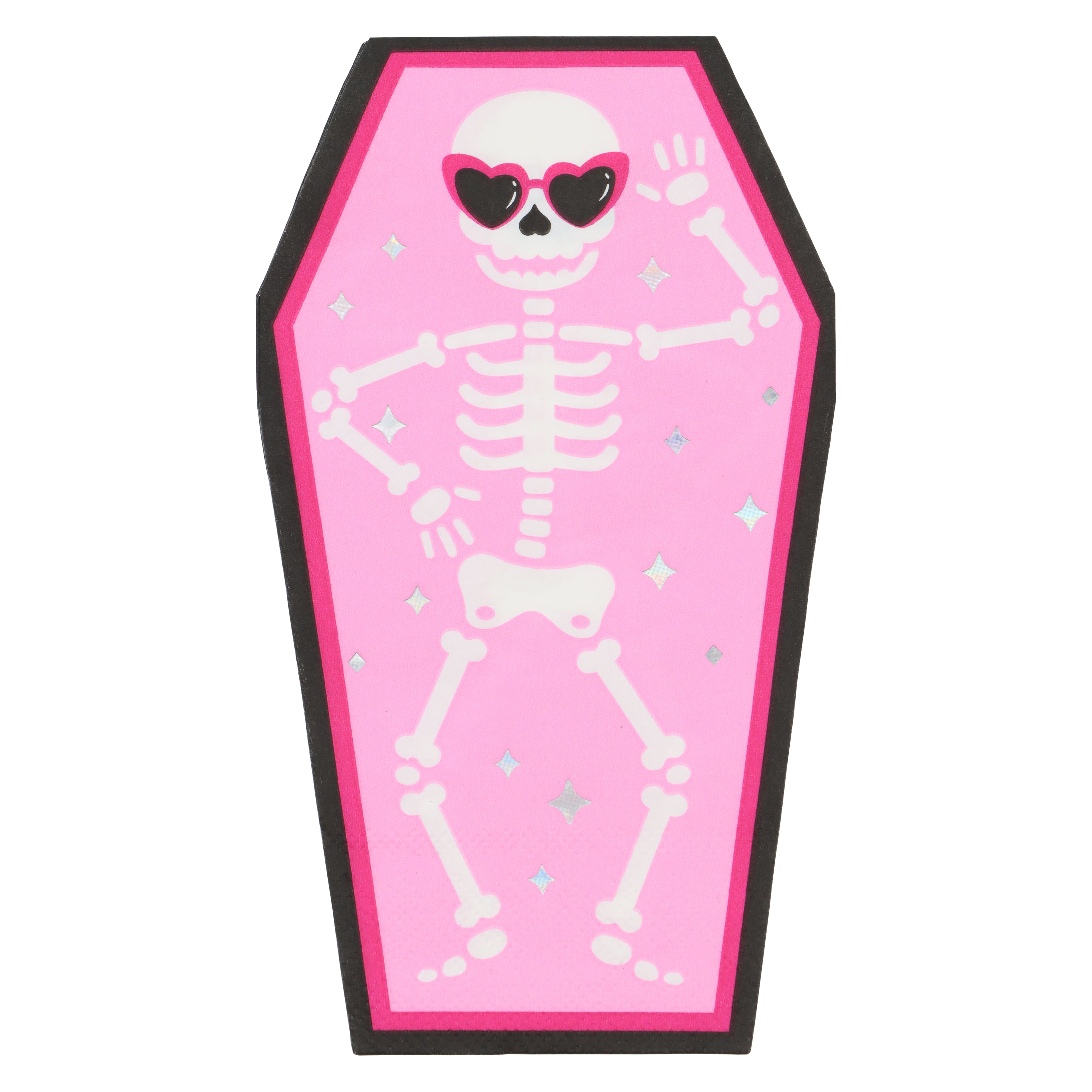 Skeleton in Coffin Foil Guest Napkins, 20ct. by Celebrate It&#x2122;