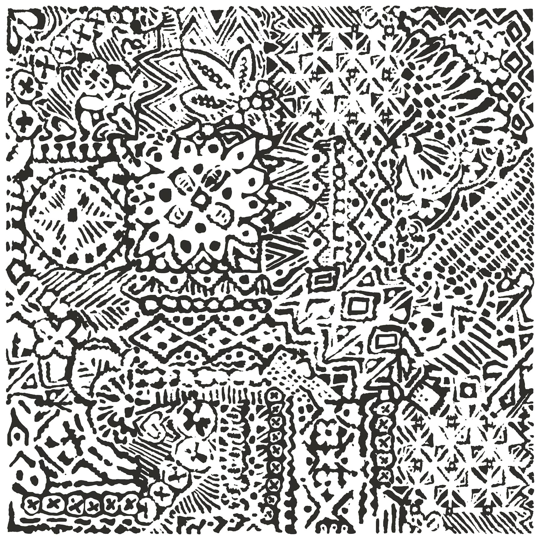 FloorPops Reo Charcoal Peel & Stick Floor Tiles