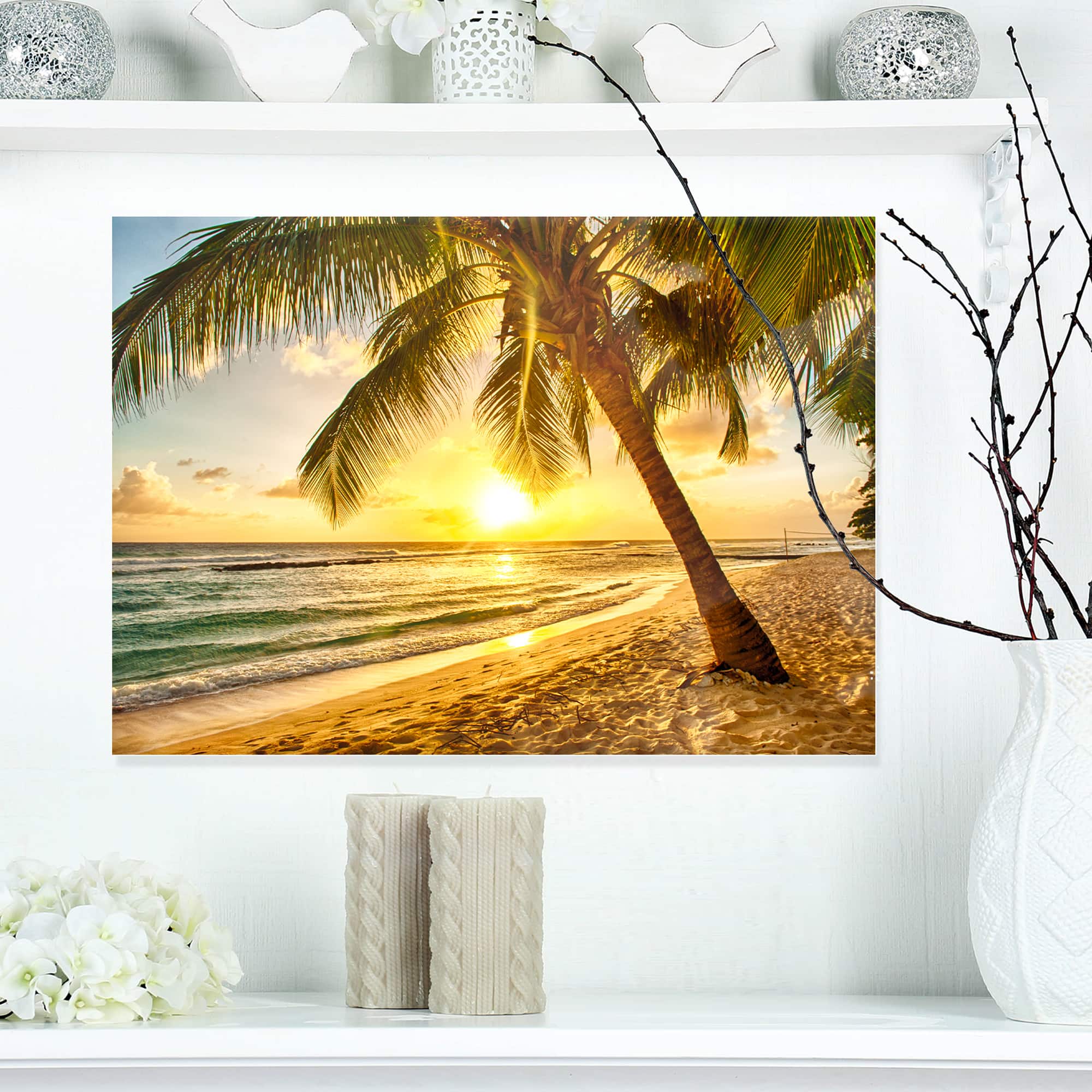 Designart - Tropical Island - Sea & Shore Photographic on wrapped Canvas