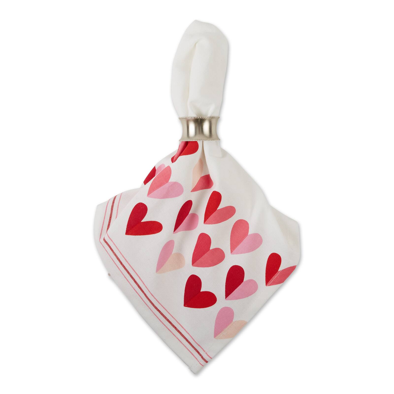 DII&#xAE; Two Hearts Print Napkins, 6ct.