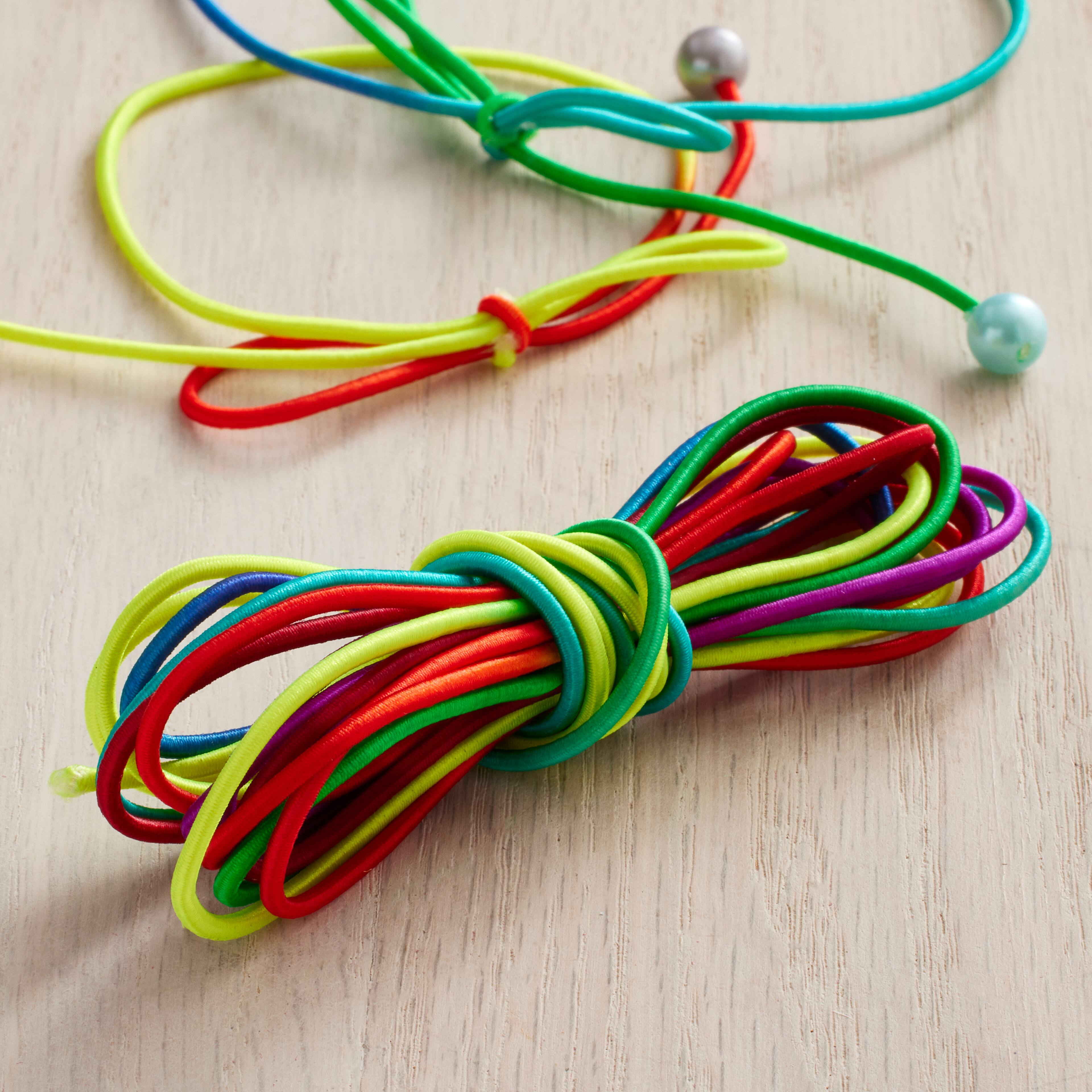 12 Pack: 2mm Multicolor Elastic Cord by Bead Landing™