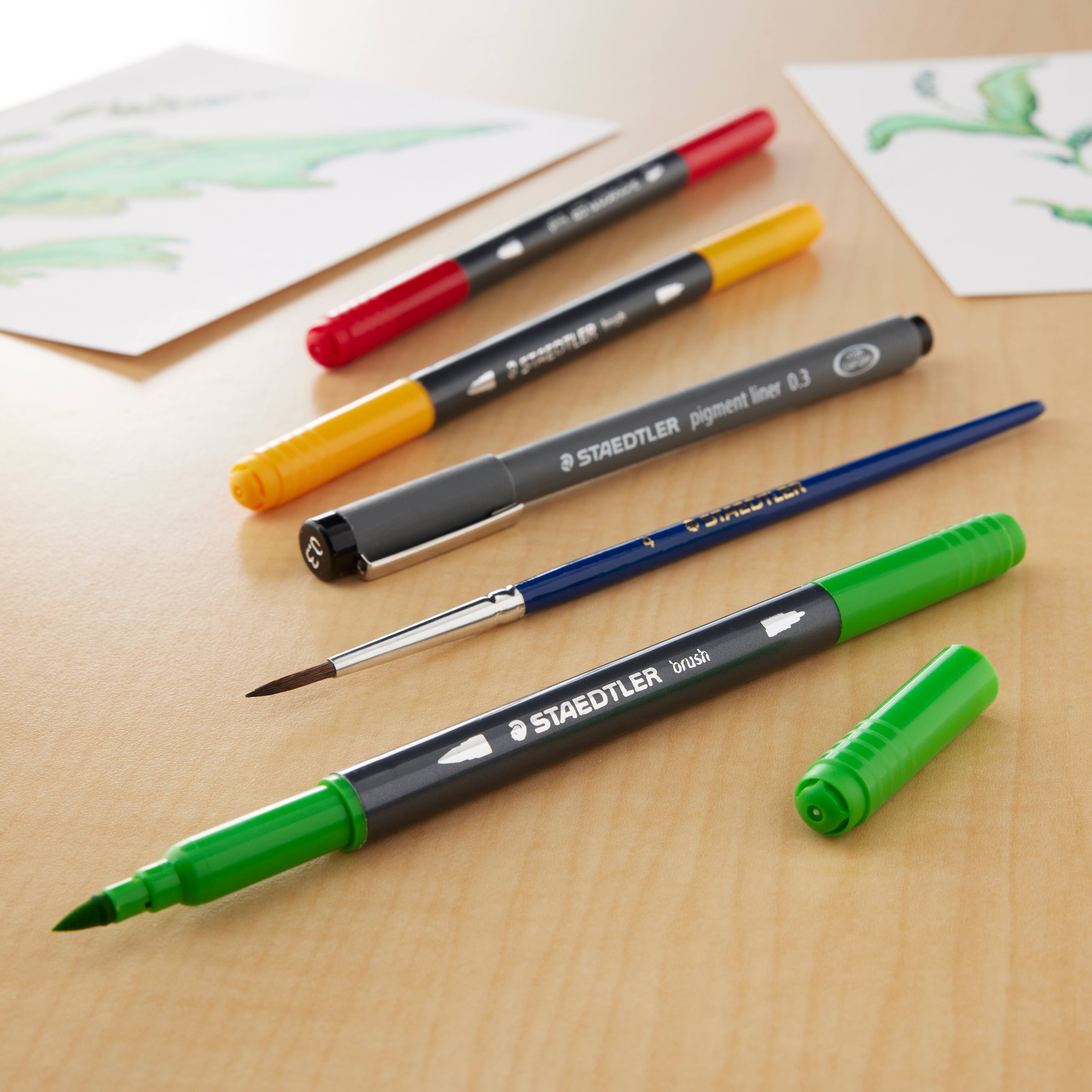 Staedtler® Flower Watercolor Brush Pen Set Michaels