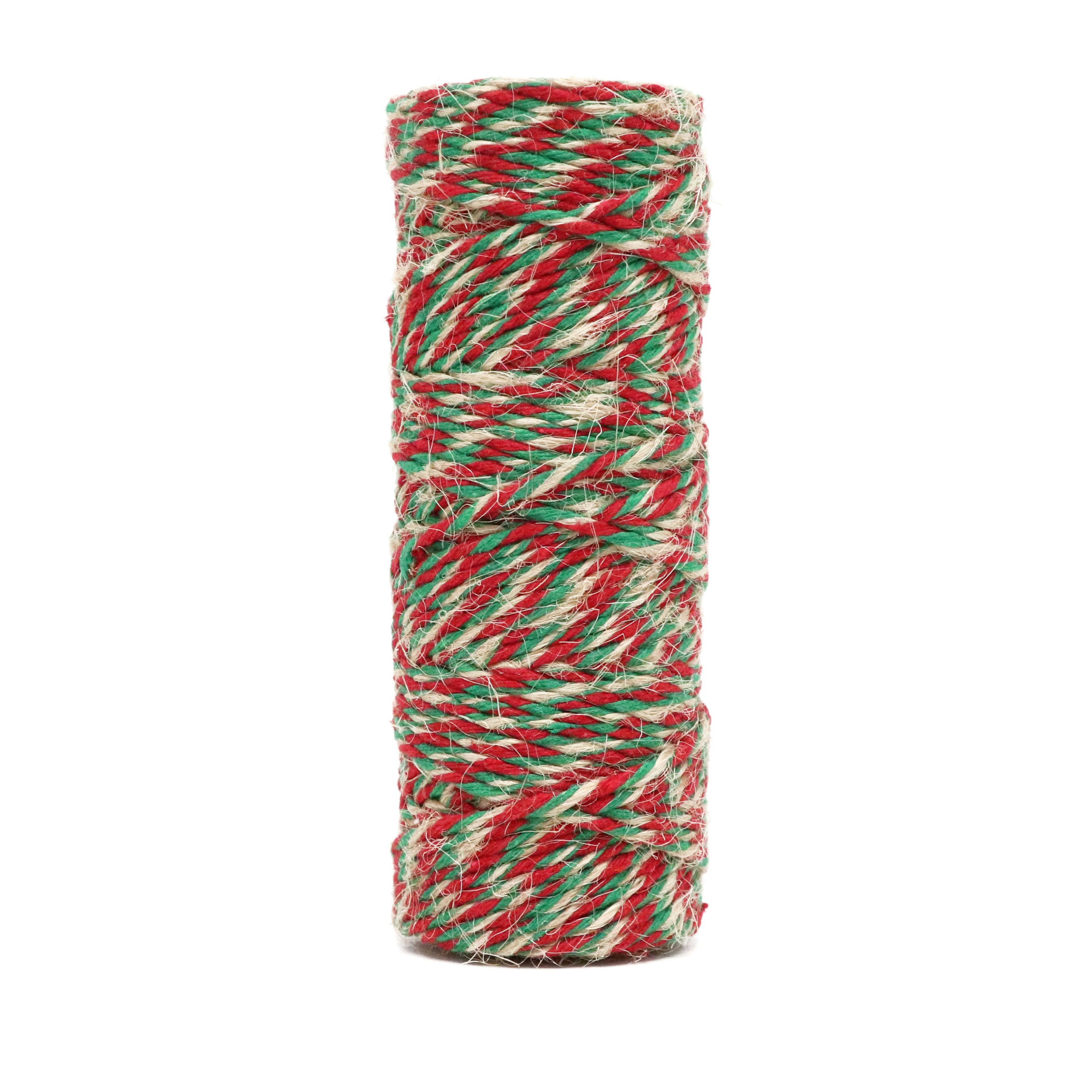 37yd. Red &#x26; Green Jute Twine by Recollections&#x2122;