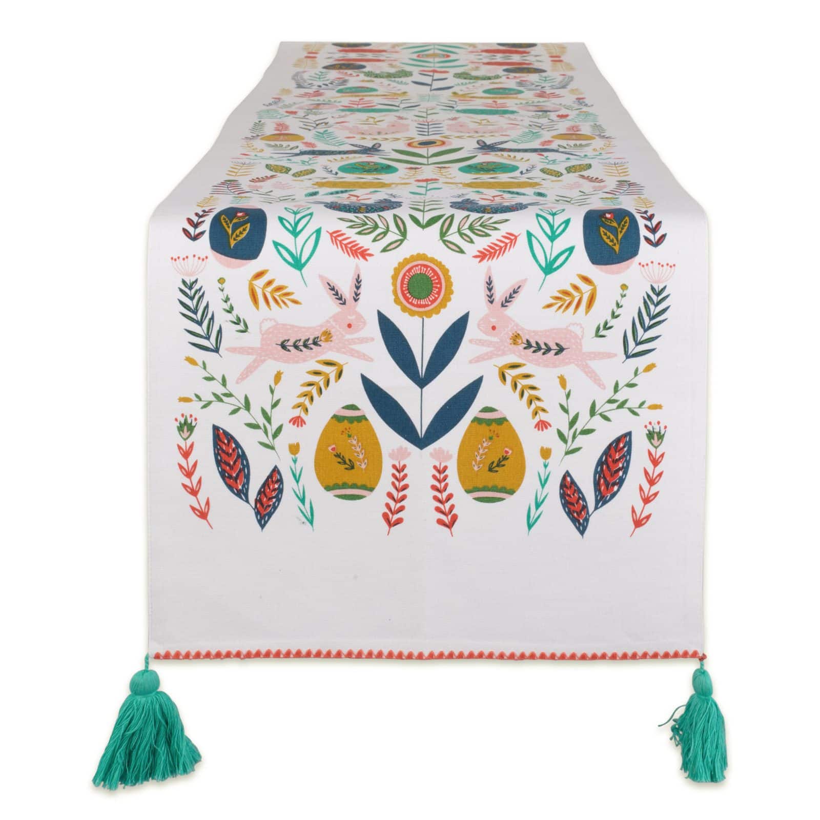 DII&#xAE; 108&#x22; Easter Garden Embellished Table Runner