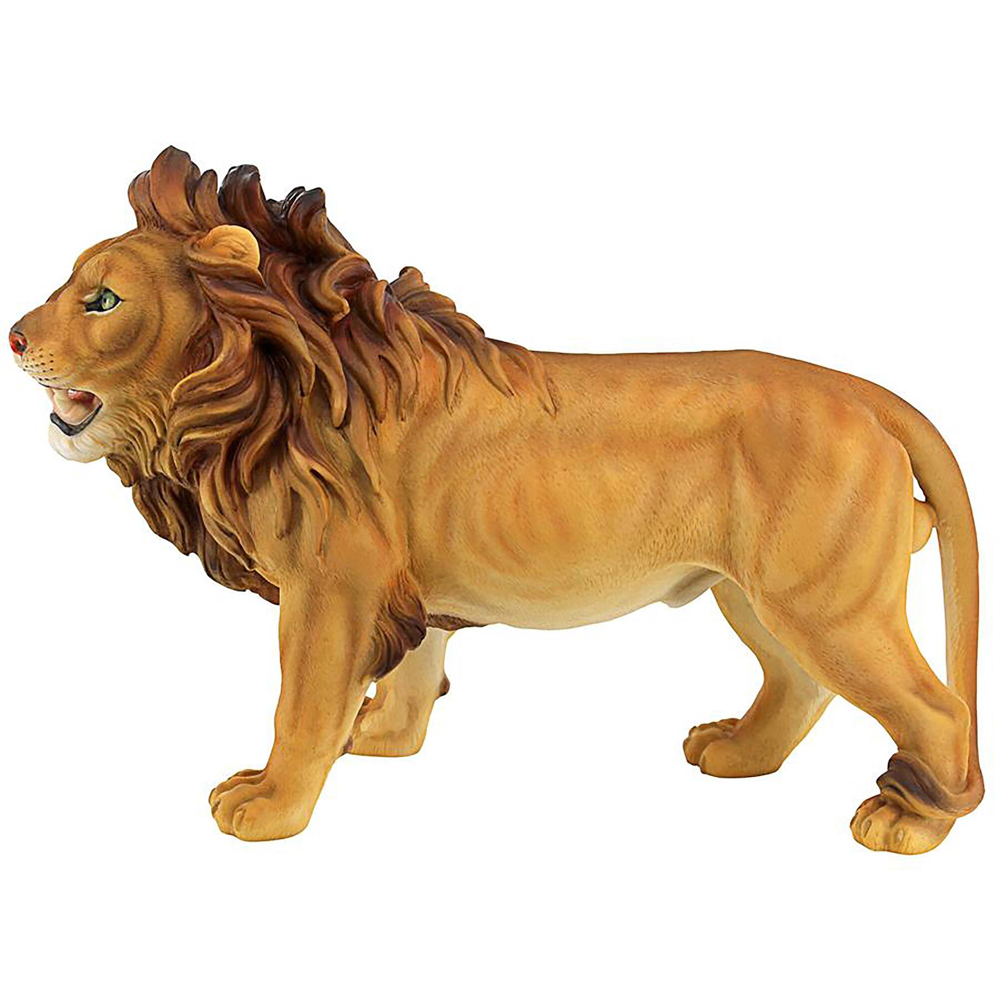 Design Toscano 16.5&#x22; Panthera Lion King Garden Statue