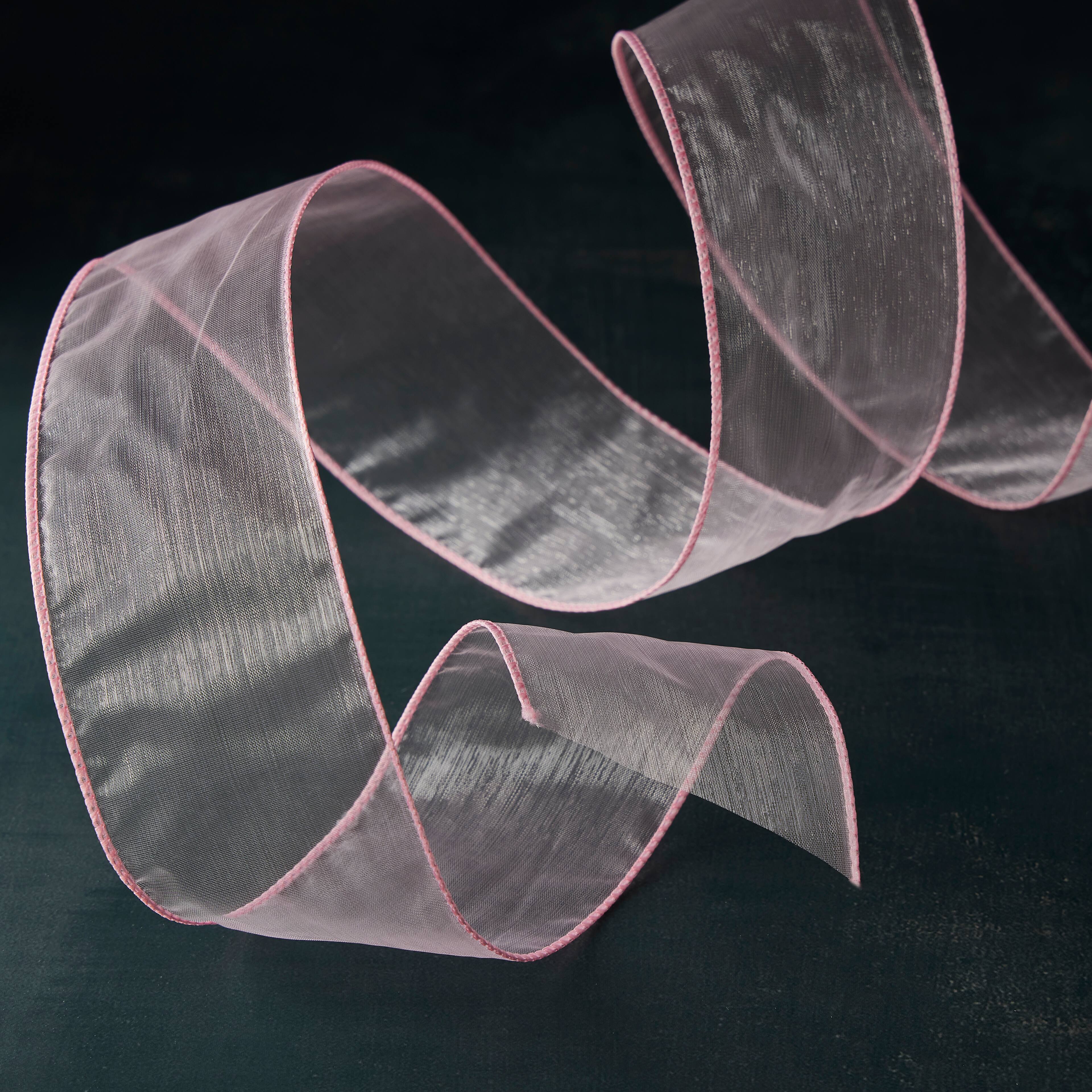 12 Pack: 2.5&#x22; x 10yd. Sheer Wired Ribbon By Celebrate It&#xAE;