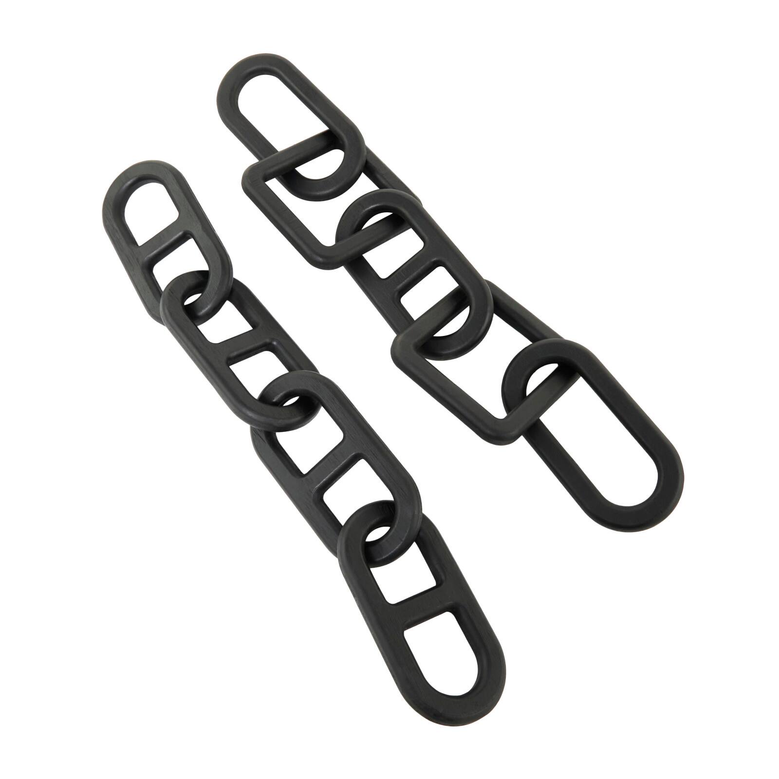 CosmoLiving by Cosmopolitan Wood Chain Sculpture Set