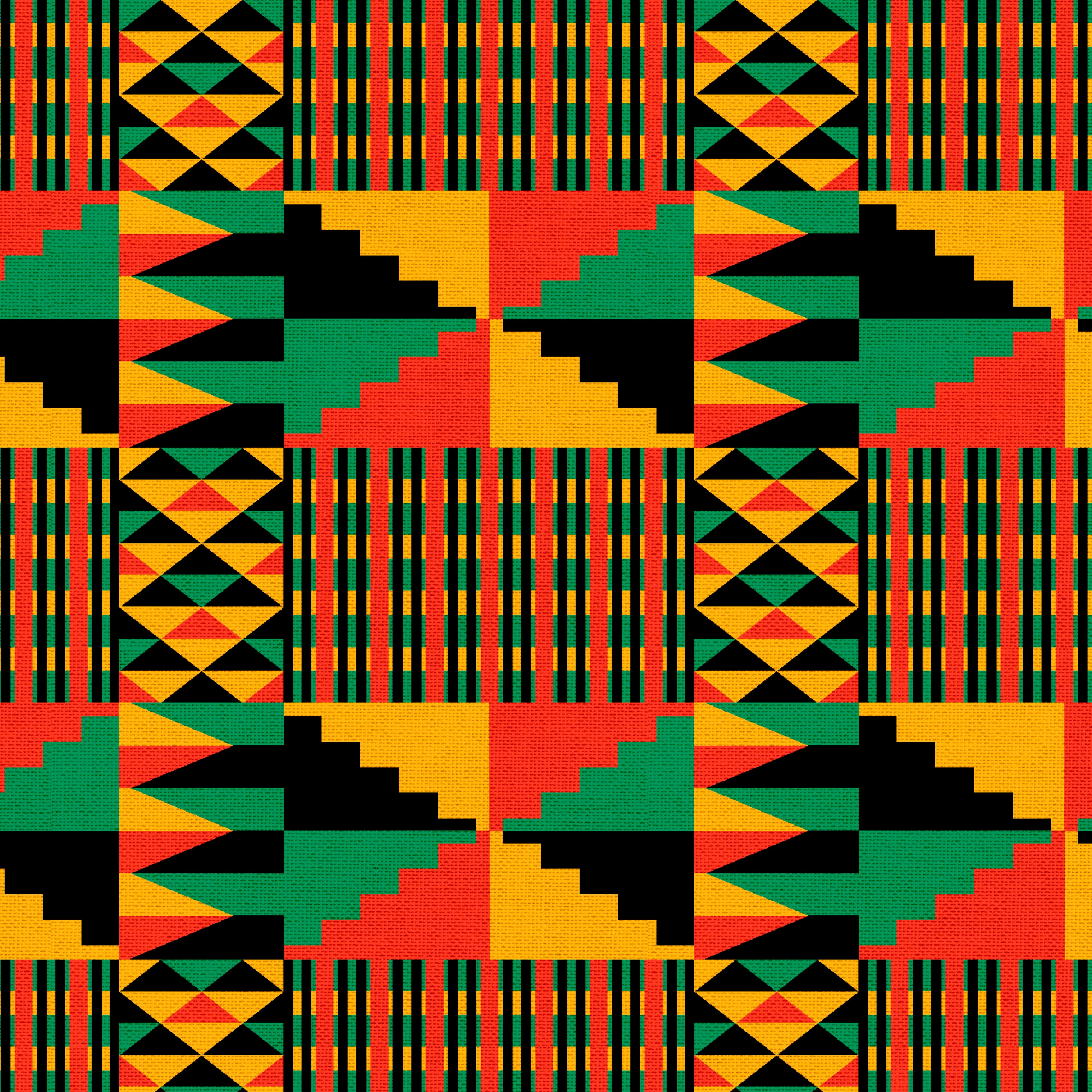 Kente Cotton Fabric Piece by Loops &#x26; Threads&#xAE;