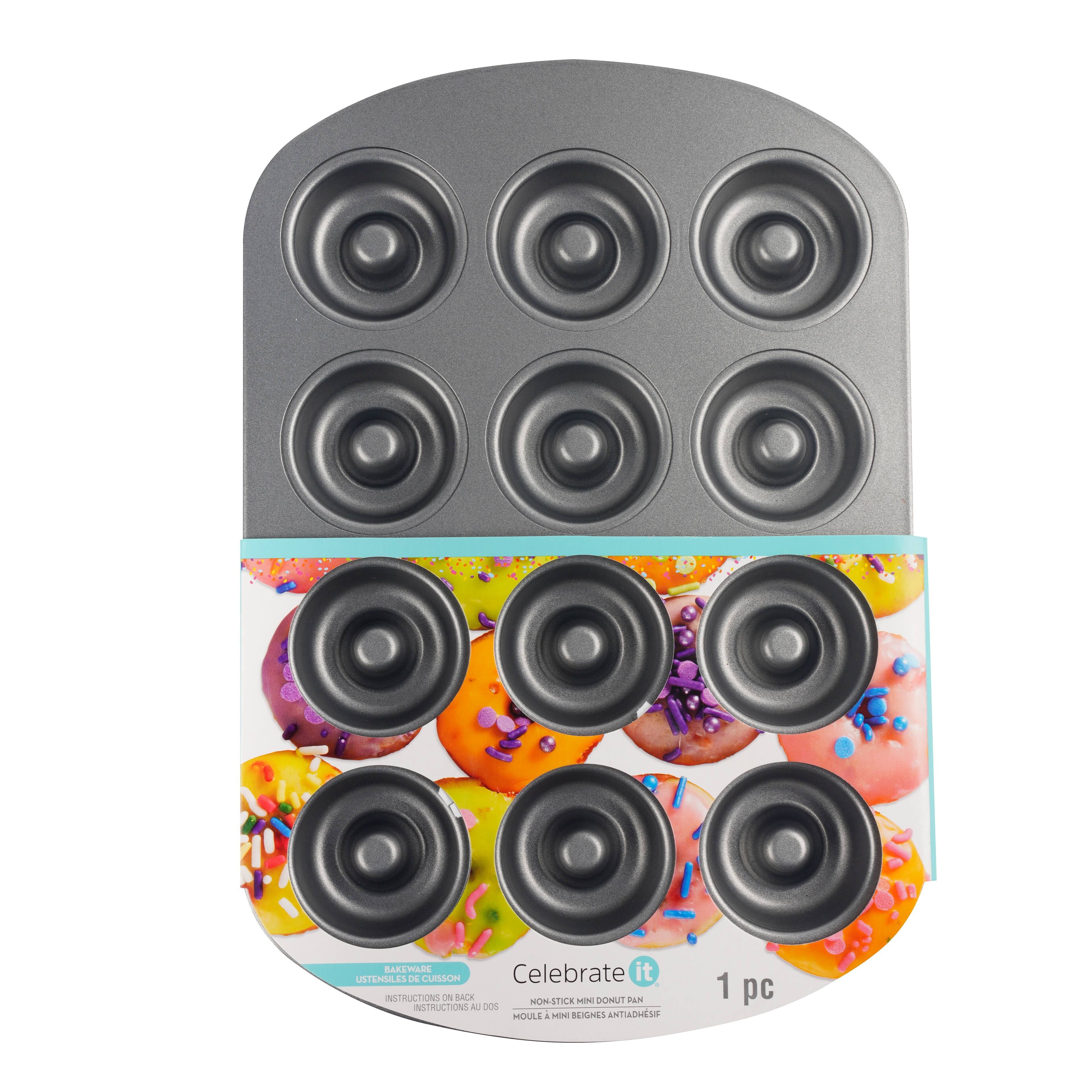 6 Pack: Non-Stick Mini Donut Pan by Celebrate It®