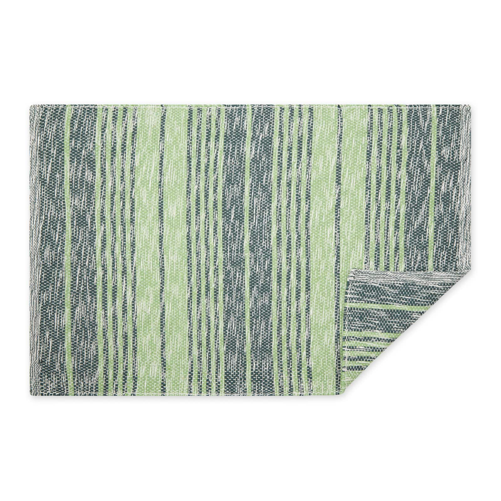 DII&#xAE; Variegated Stripe Handwoven Recycled Yarn Rug, 2ft. x 3ft.