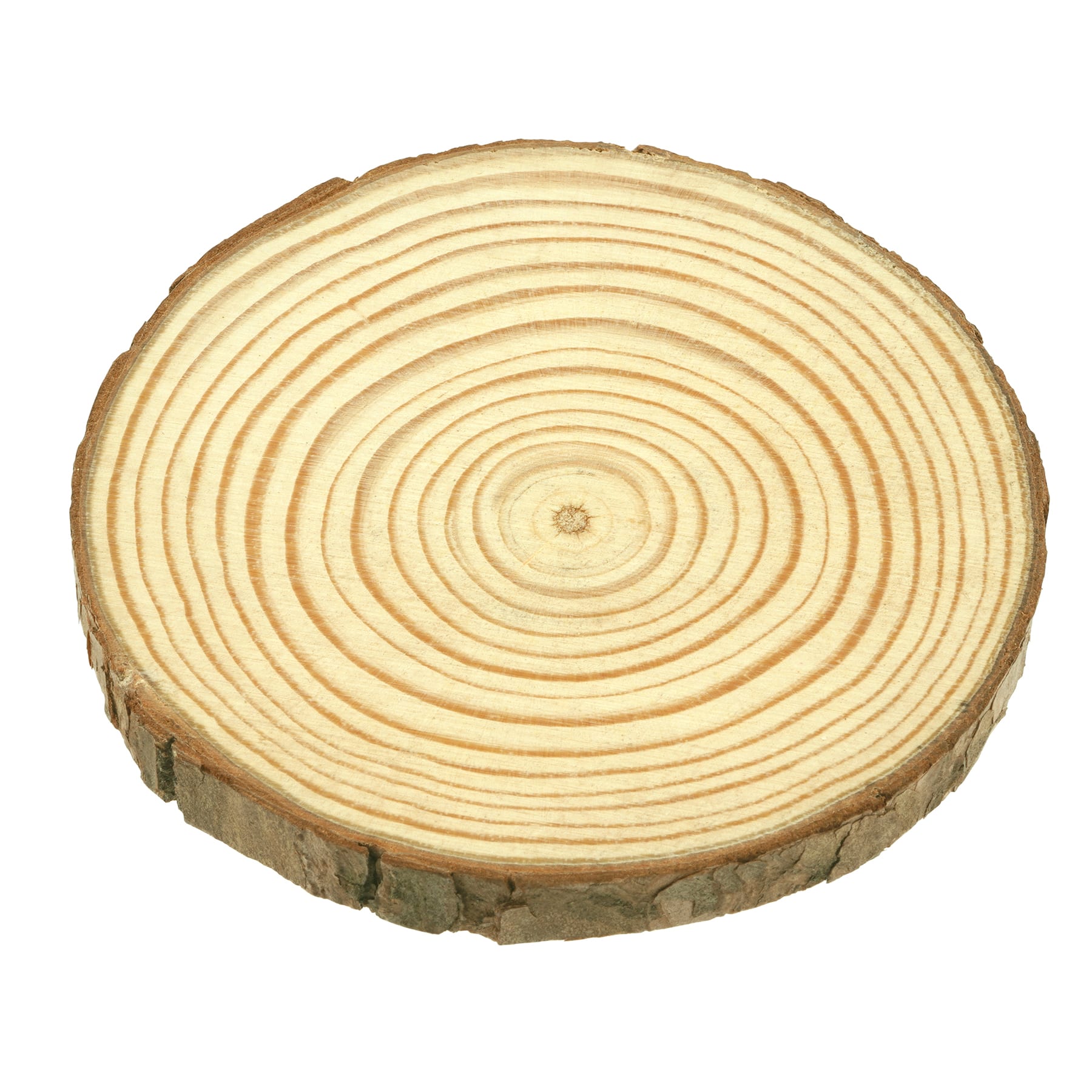 12 Pack: 3.875" Pinewood Slice by Make Market®