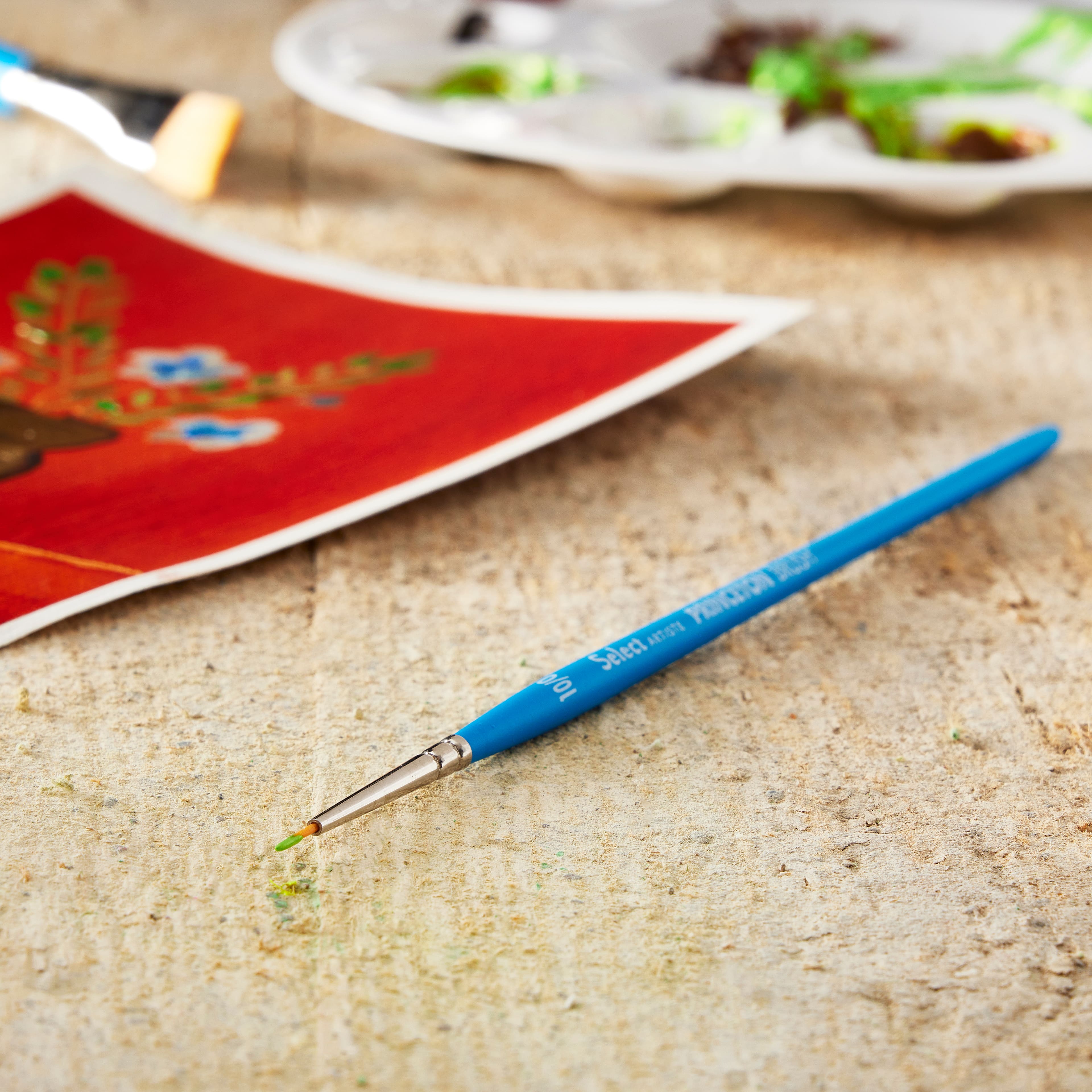 12 Pack: Princeton™ Select Artiste™ Series 3750 Short Handle Short Liner Brush