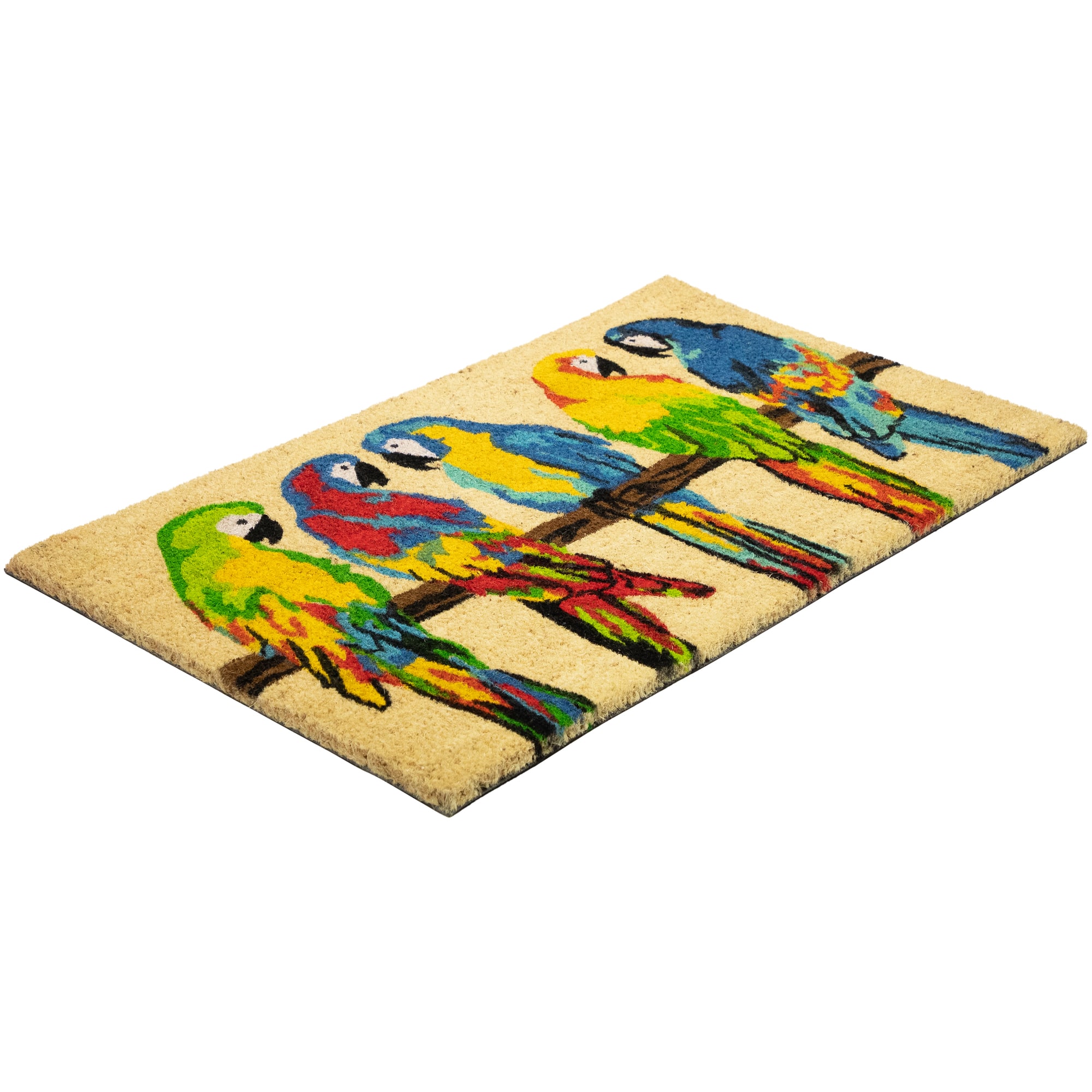 Multicolor Parrots Doormat