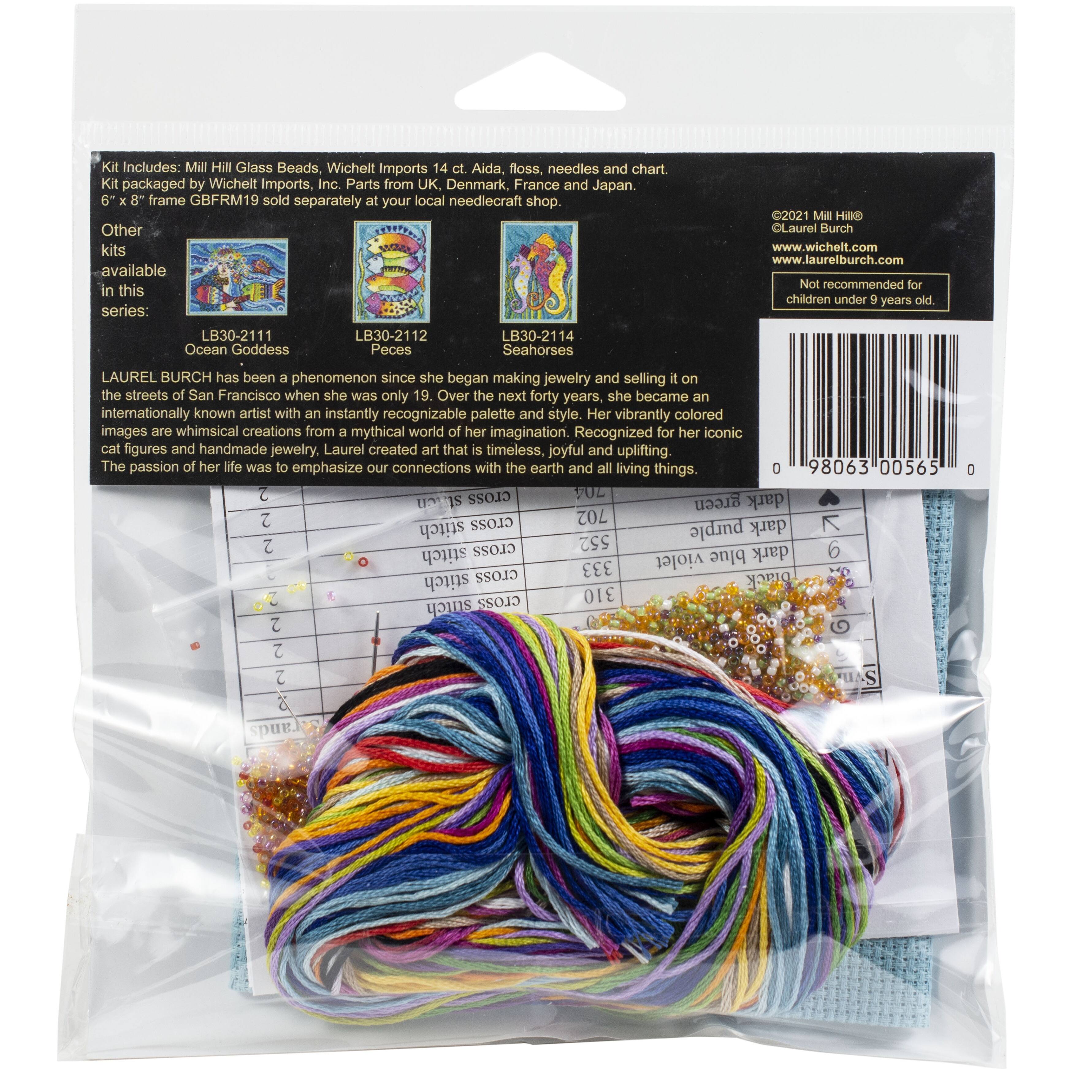 Mill Hill® Laurel Burch™ Ocean Song Beaded Counted Cross Stitch Kit