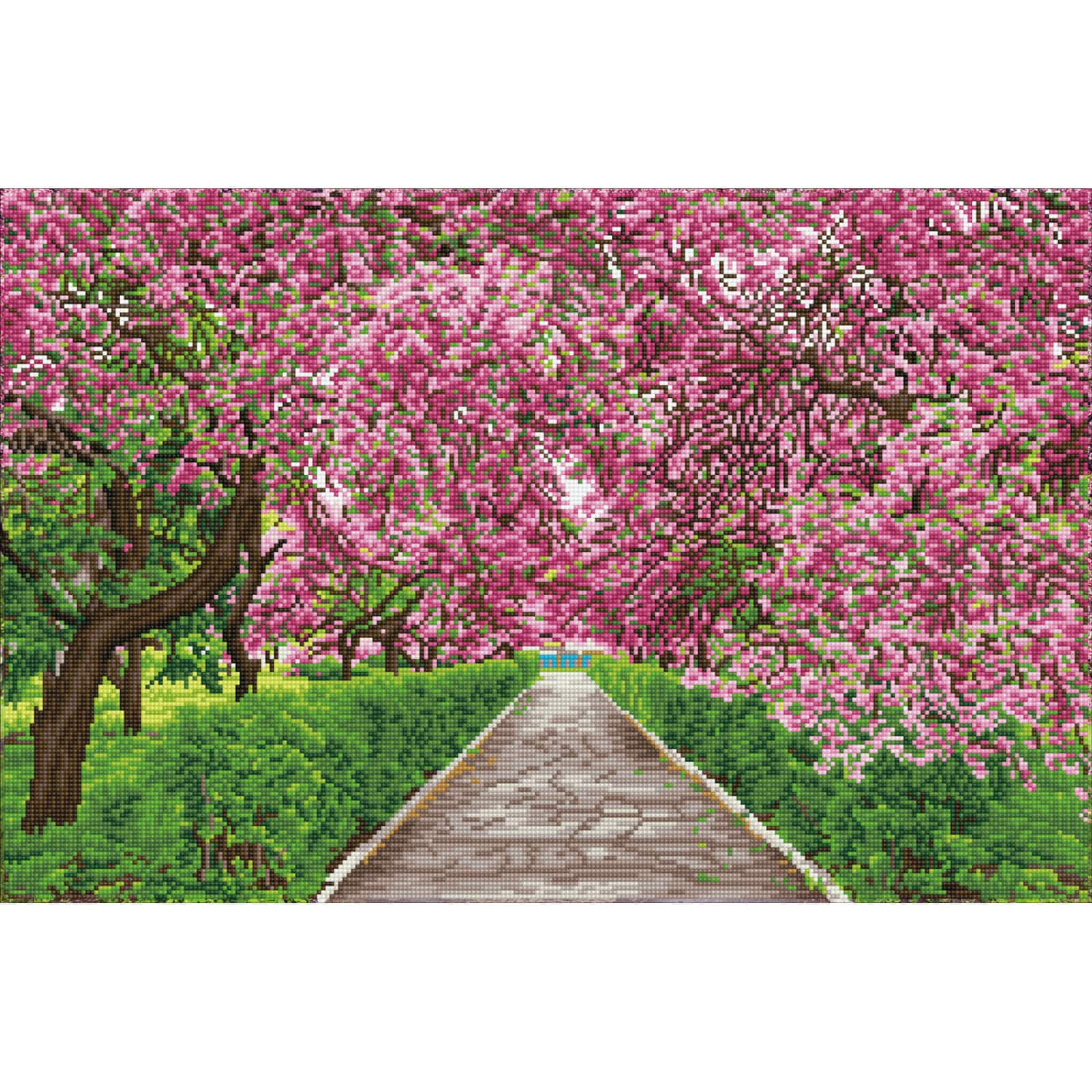 Diamond Dotz&#xAE; Intermediate Springtime Meander Diamond Painting Kit