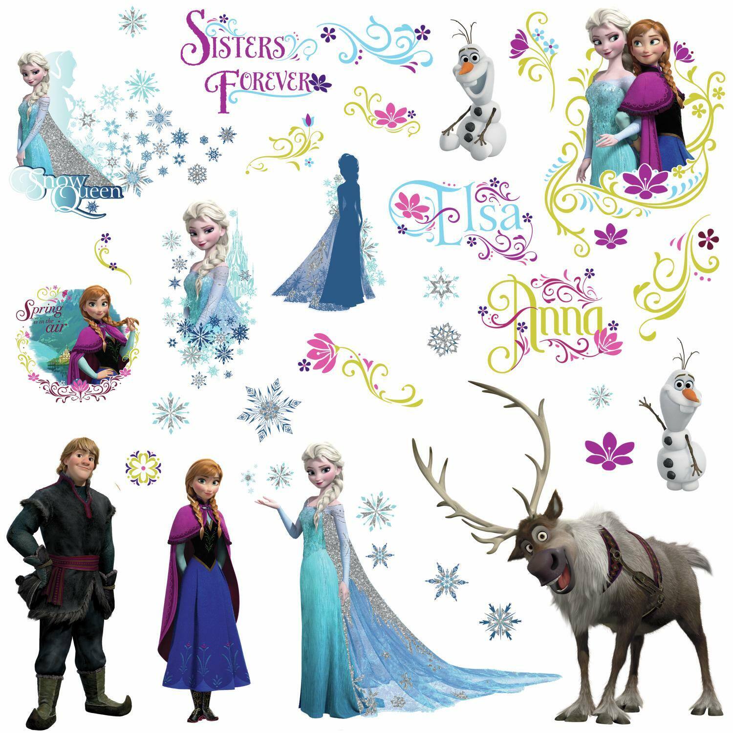 RoomMates Disney Frozen Peel & Stick Wall Decals