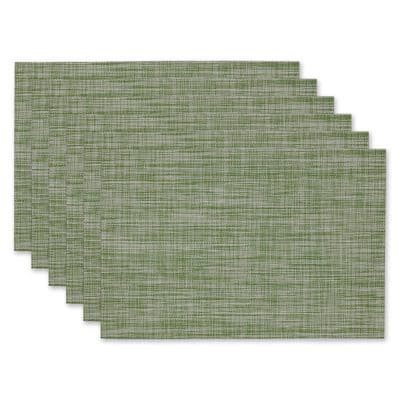 DII® Fig Green Tweed Placemats, 6ct. | Michaels