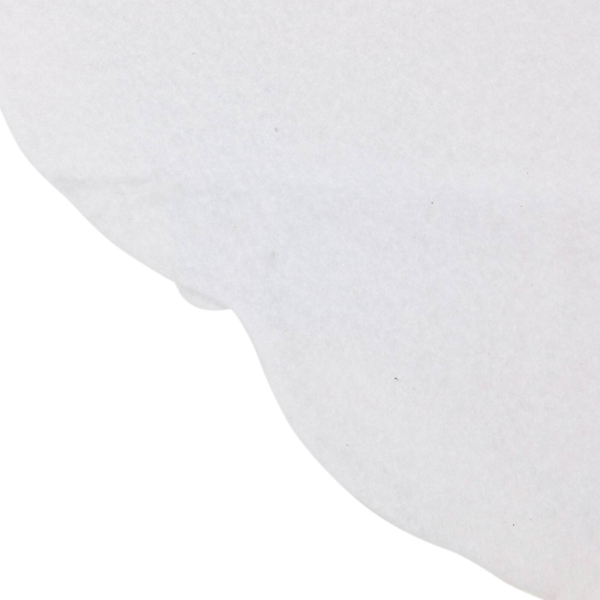 48" Winter White Scalloped Edge Tree Skirt