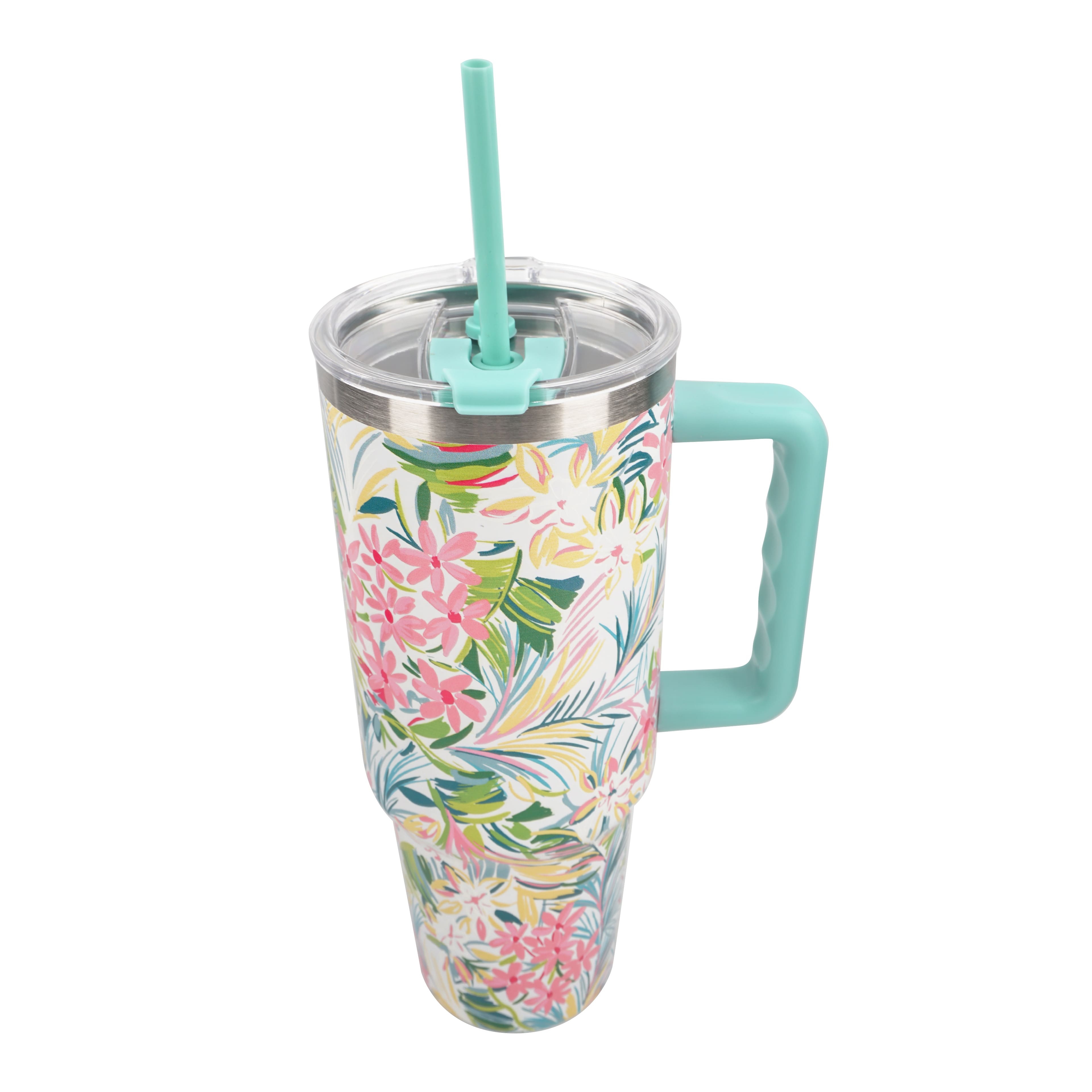 40oz. Tropical Toss Stainless Steel Insulated Tumbler by Celebrate It&#x2122;