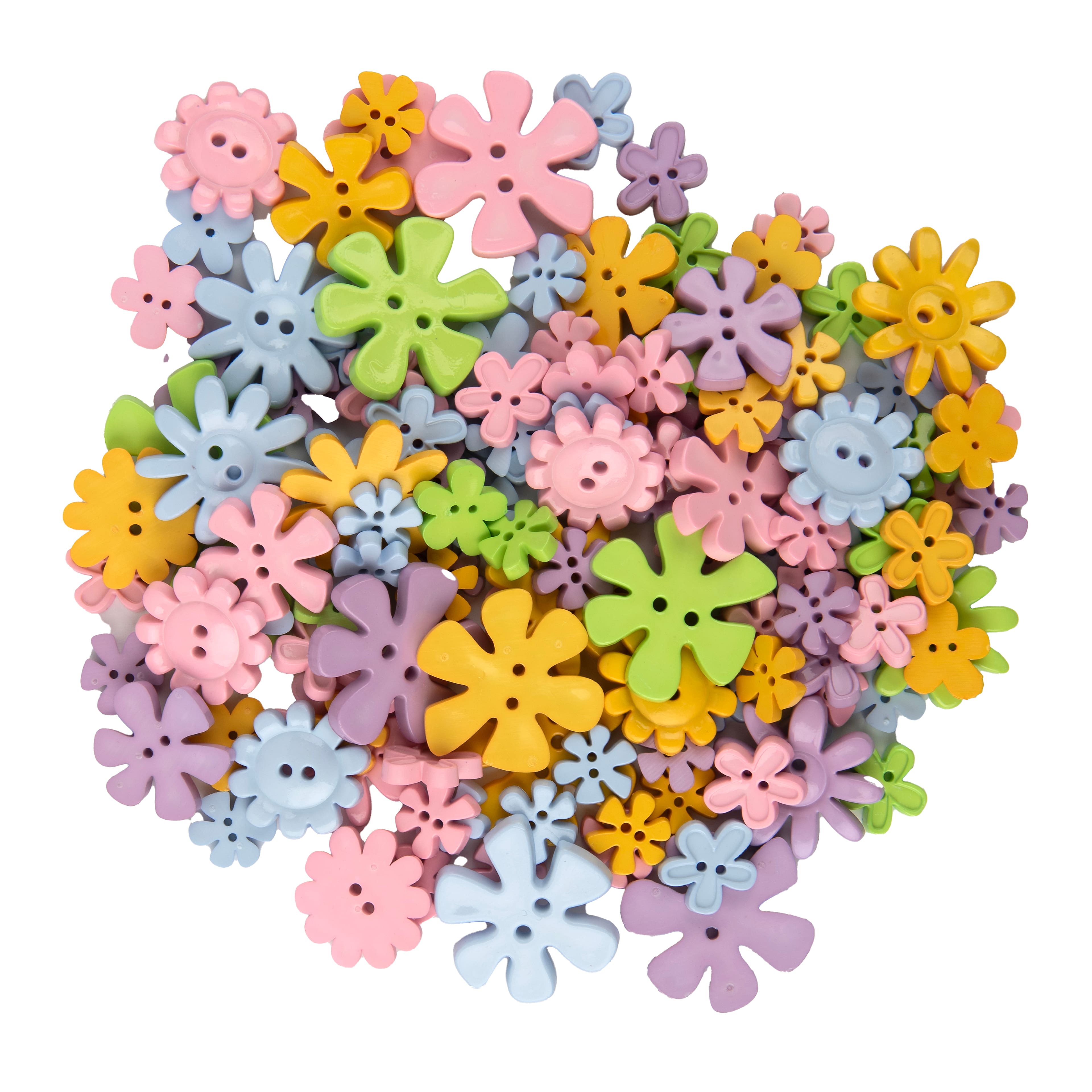 Favorite Findings&#x2122; Pastel Flower Button Mix