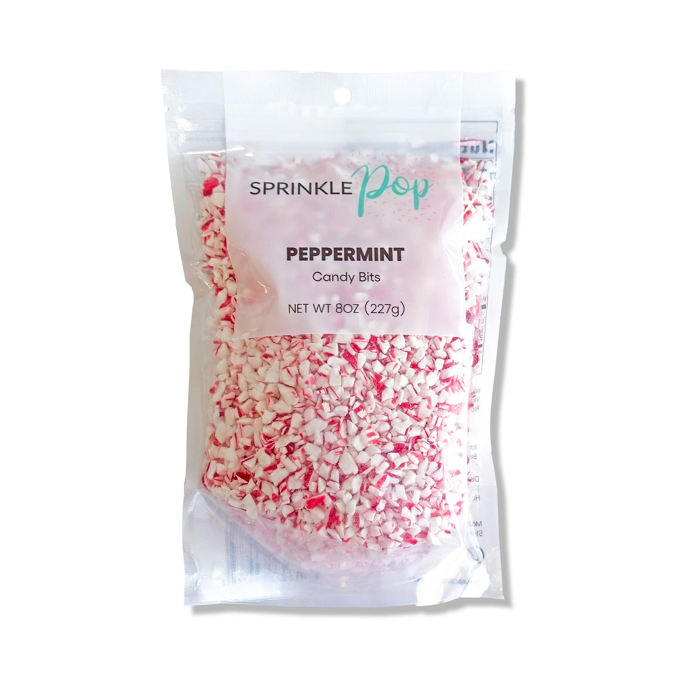 Sprinkle Pop 8oz. Crushed Peppermint Candy Bits