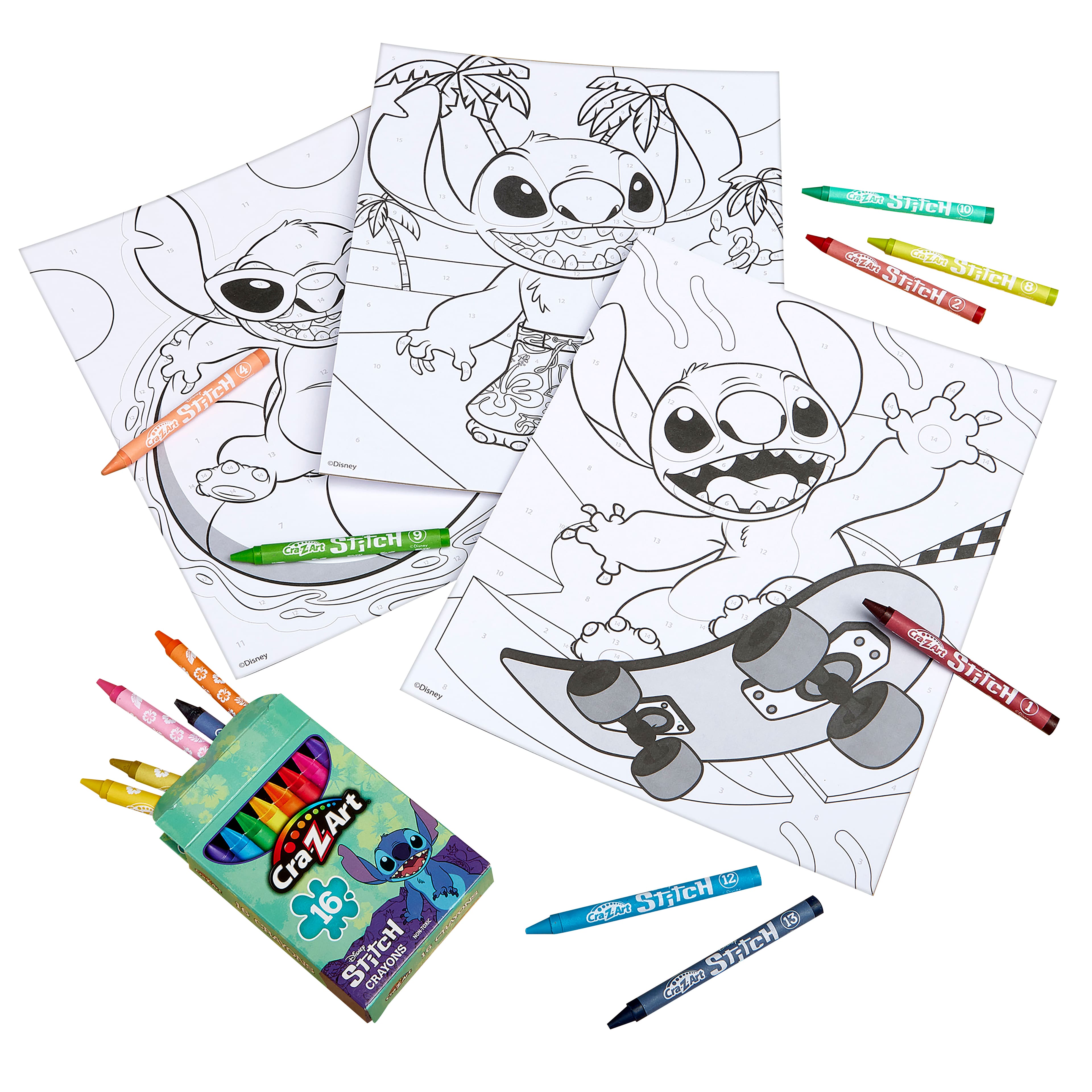 Cra-Z-Art&#xAE; Disney&#xAE; Stitch Crayon by Number
