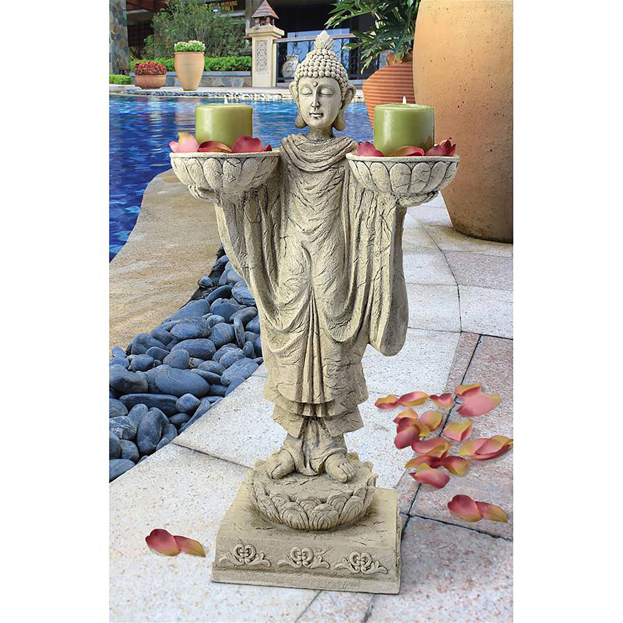 Design Toscano 24.5" Avalokitesvara Buddha Garden Statue