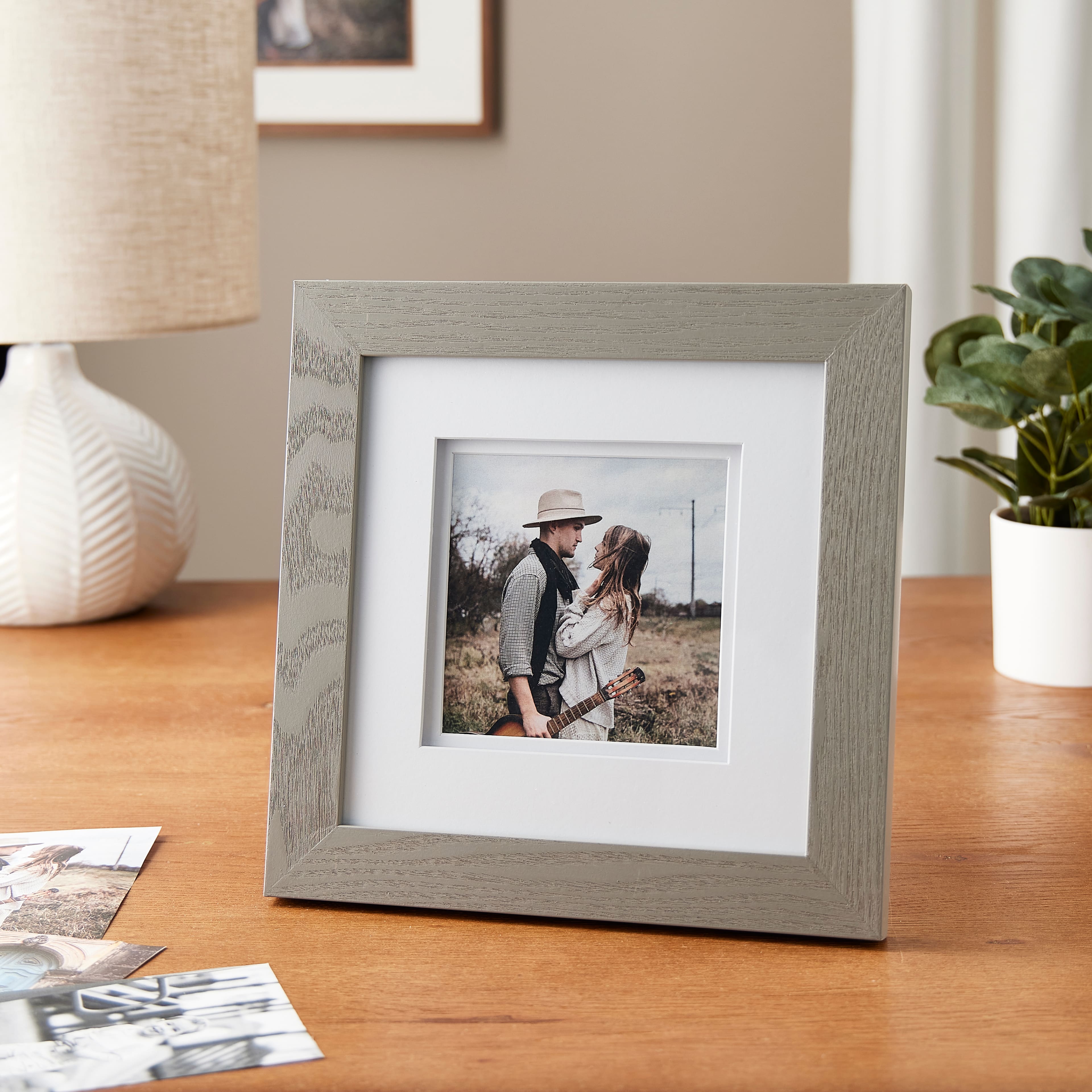 8 Pack: Gray Gallery Frame with Double Mat by Studio D&#xE9;cor&#xAE;