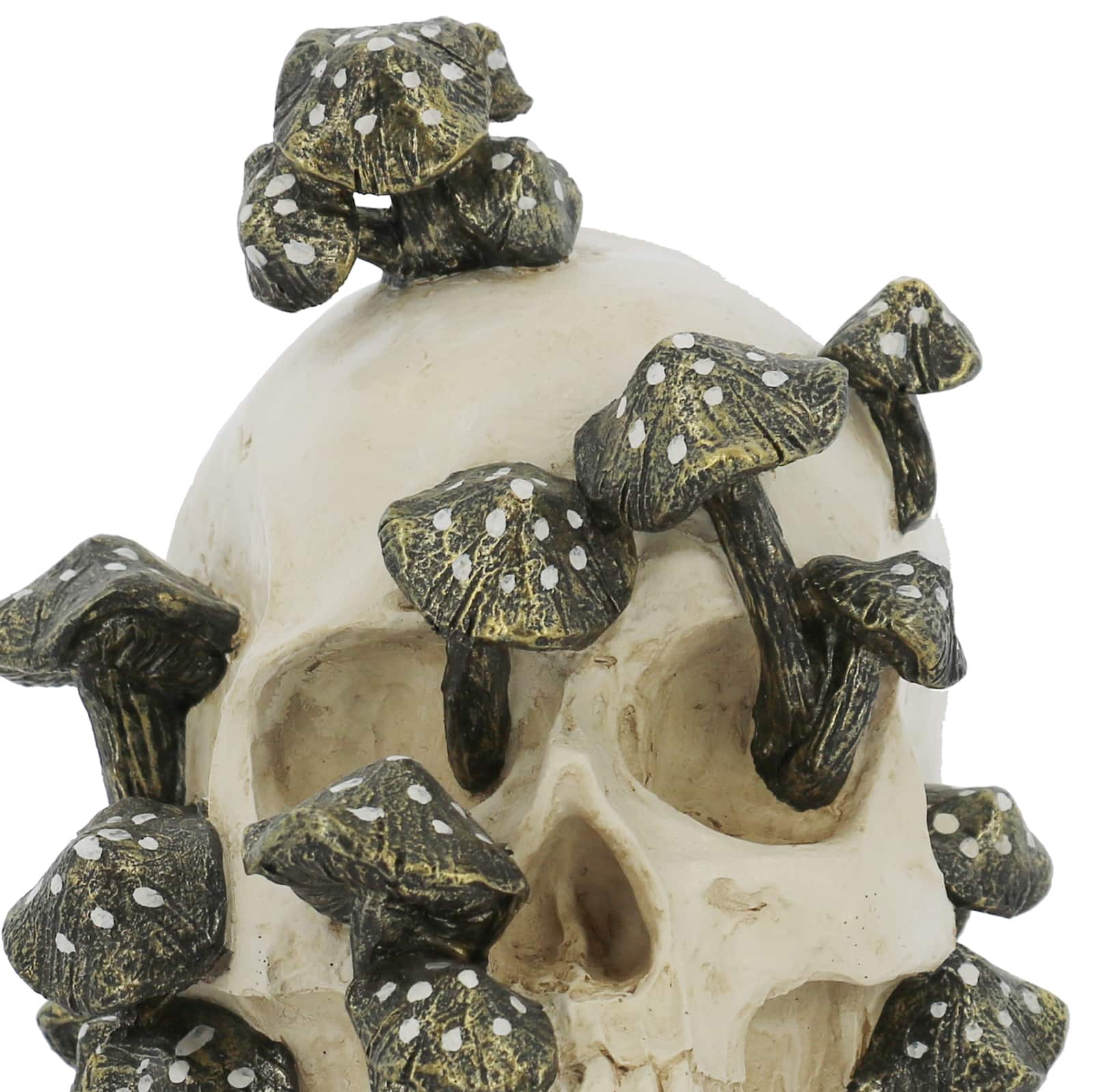 6.5&#x22; Mushroom-Covered Skull Tabletop D&#xE9;cor by Ashland&#xAE;