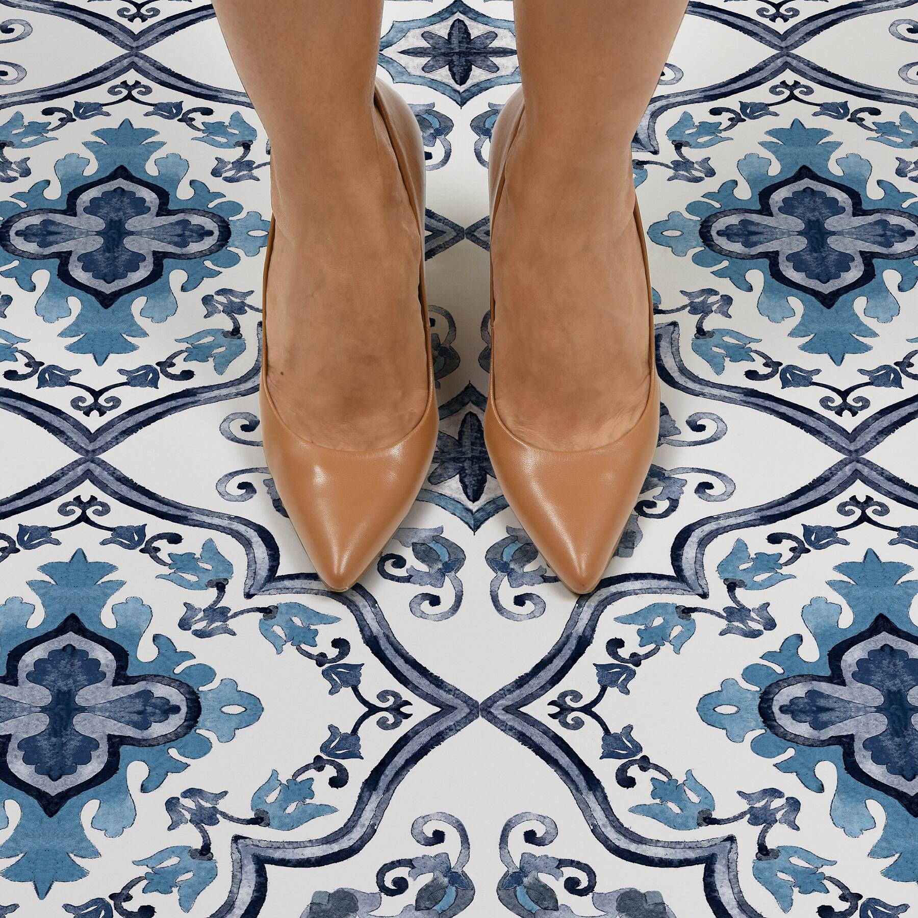 FloorPops Marrakesh Peel & Stick Floor Tiles
