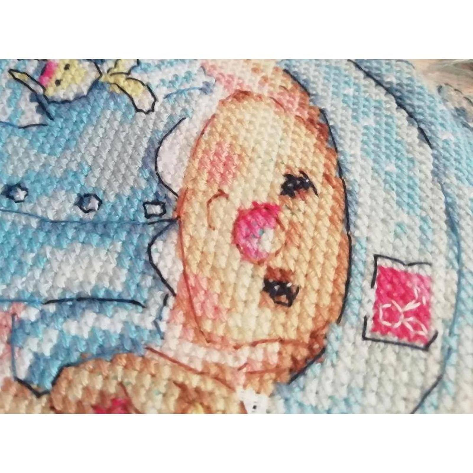Alisa Rabbit Mi Baby Boy Cross Stitch Kit