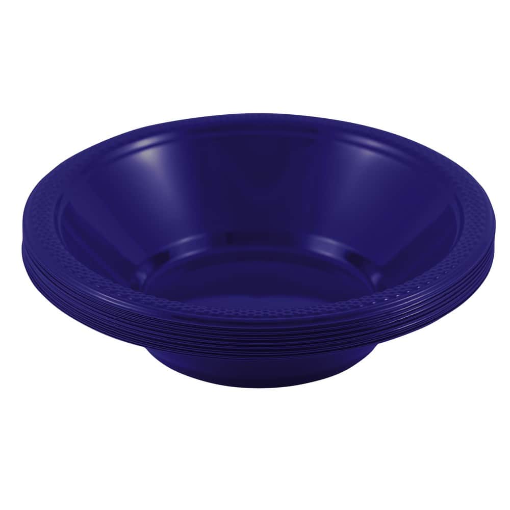 JAM Paper 7" Navy Blue Plastic Bowls, 20ct. Michaels