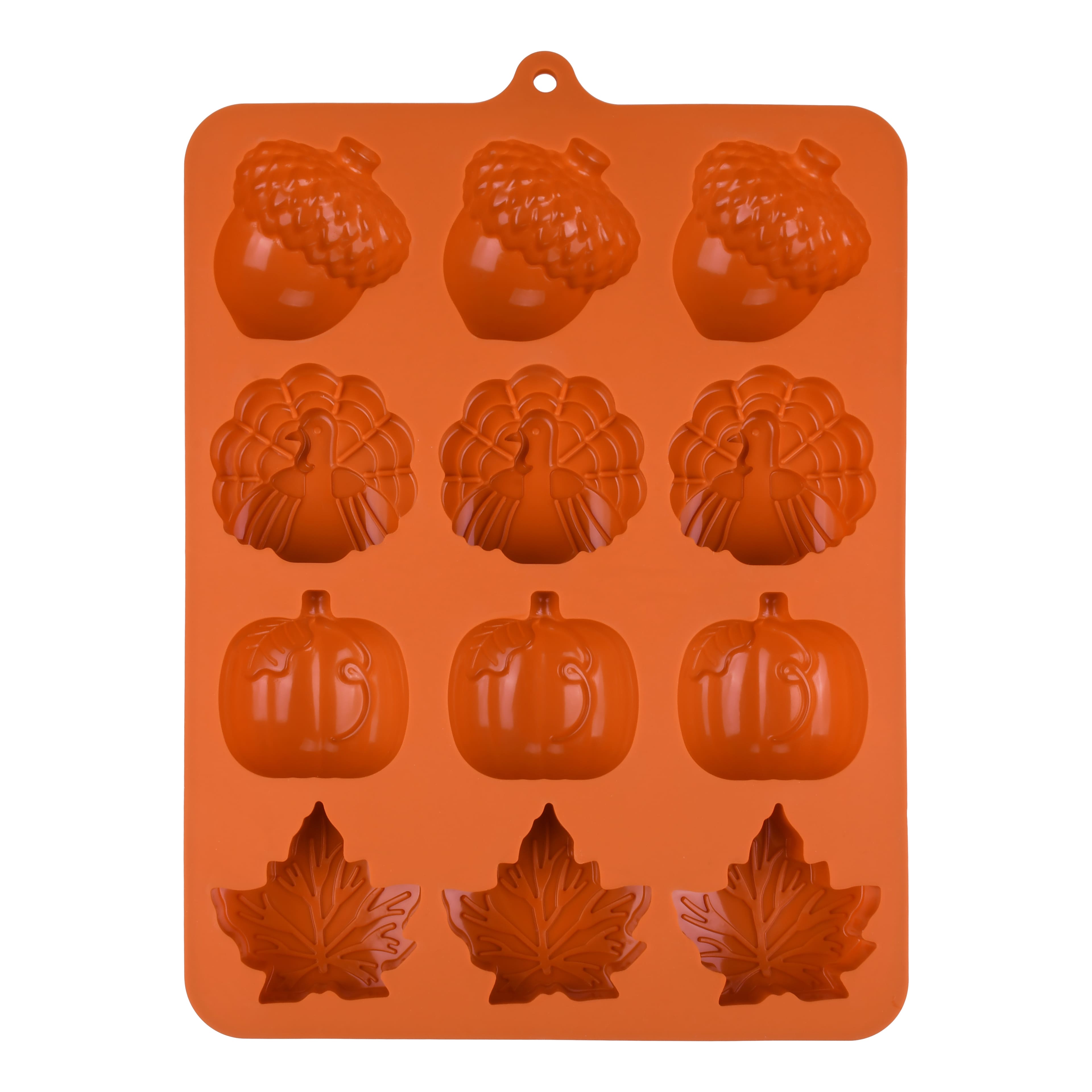Large Thanksgiving Icons Silicone Treat Mold by Makery&#x2122;