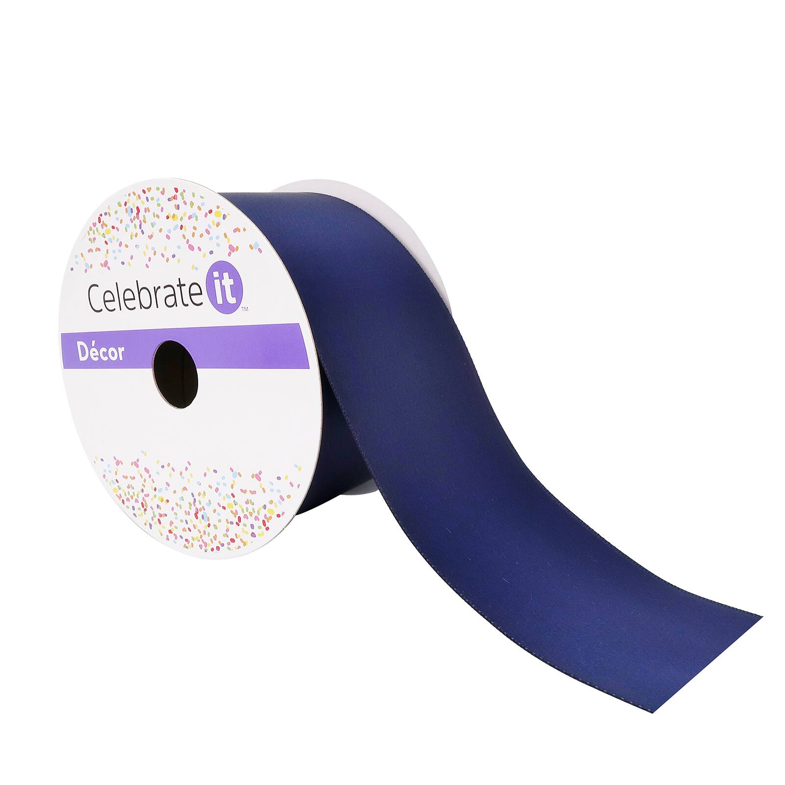 2.5" x 8.3yd. Wired Satin Ribbon by Celebrate It®