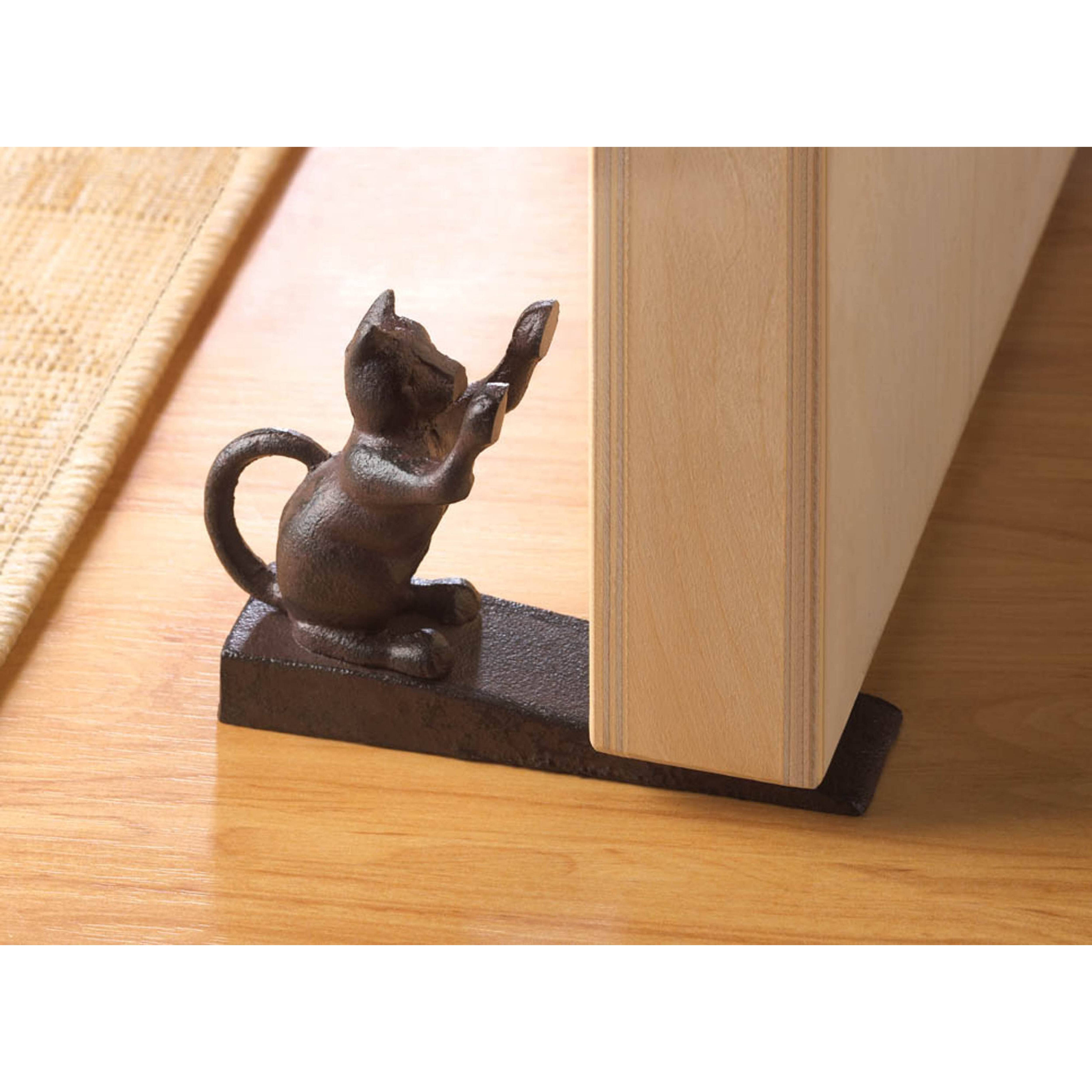 4&#x22; Cat Scratching Door Stopper