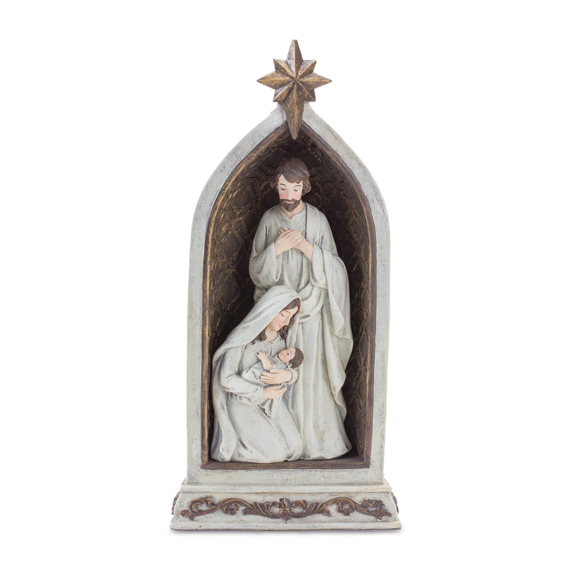 12.5" Holy Family Nativity Arch, 2ct.