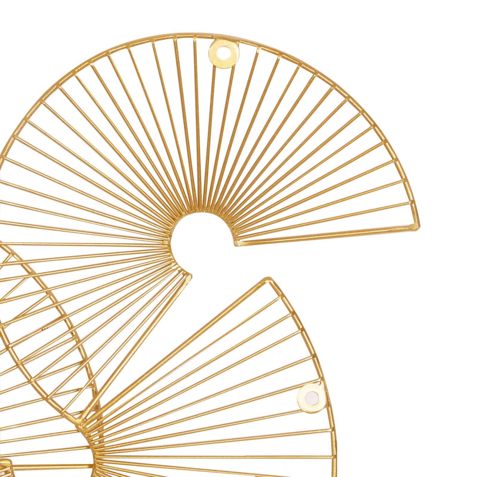 CosmoLiving by Cosmopolitan Gold Metal Contemporary Wall Décor Michaels