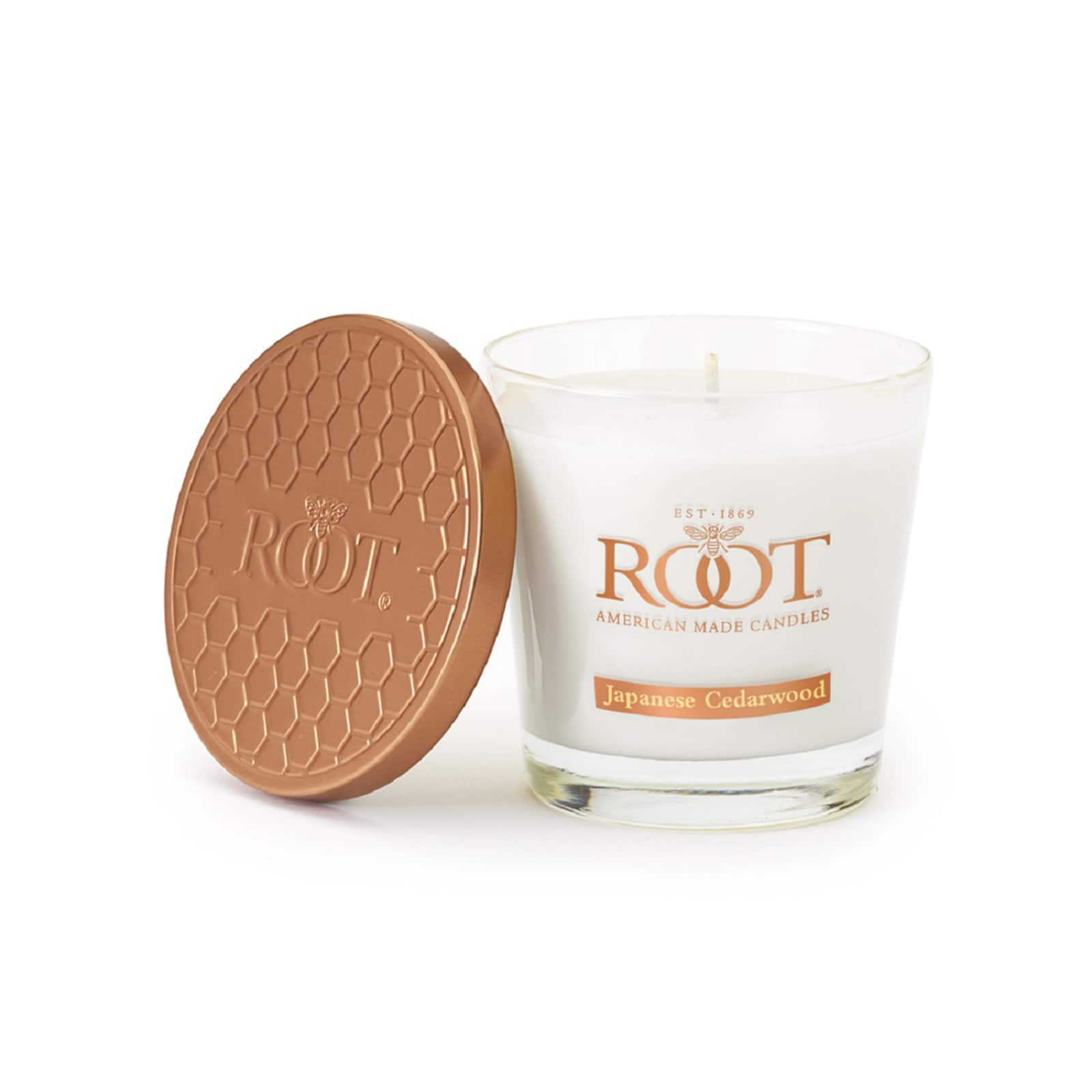 Root Candles 6.3oz. Small Scented Honeycomb Veriglass Jar Candle