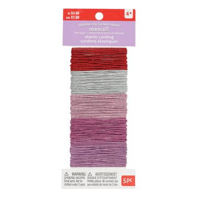 Valentine's Metallic Elastic Cordings by Creatology™ image
