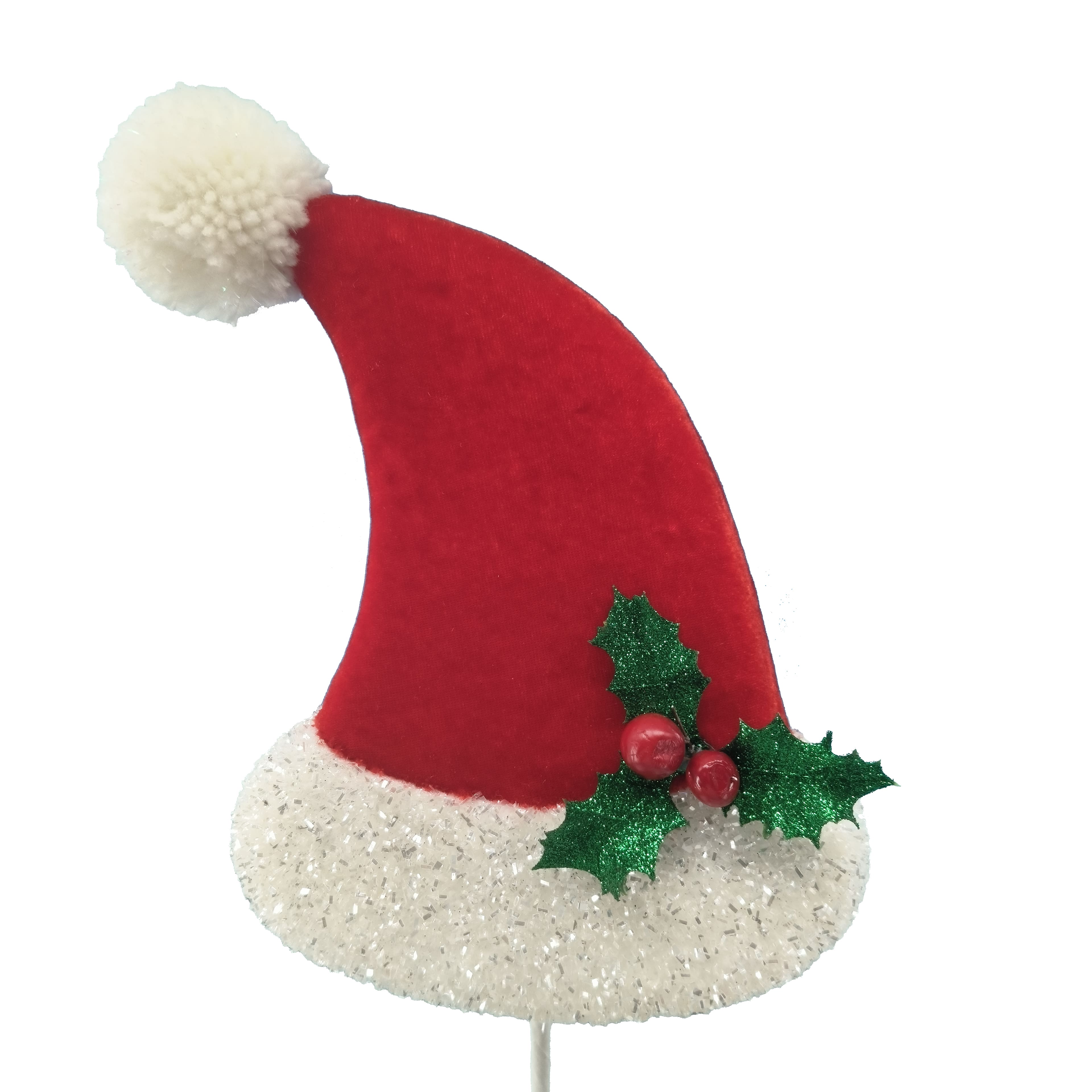 28.5&#x22; Red &#x26; White Santa Hat Stem by Ashland&#xAE;