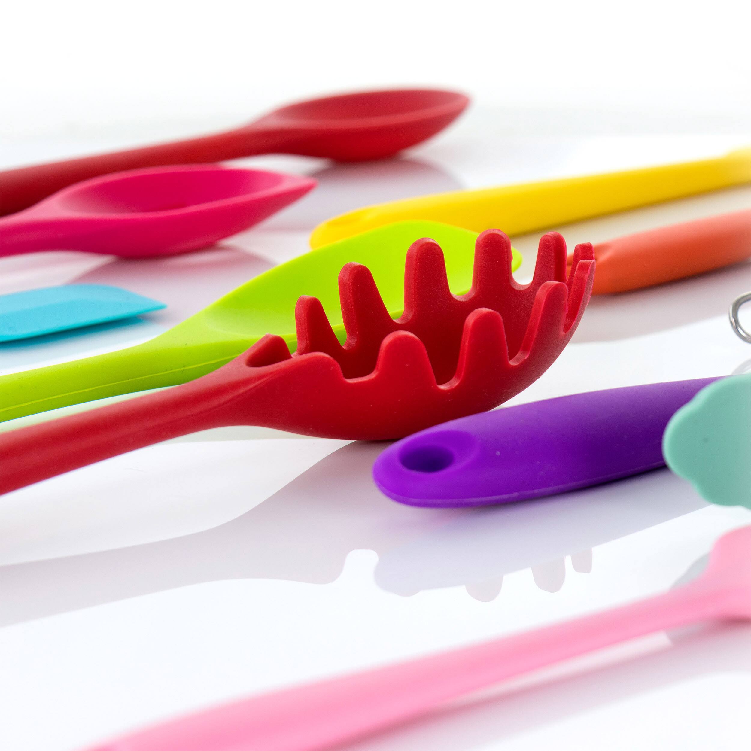 MegaChef Multicolor Silicone Cooking Utensils Set, 12ct.