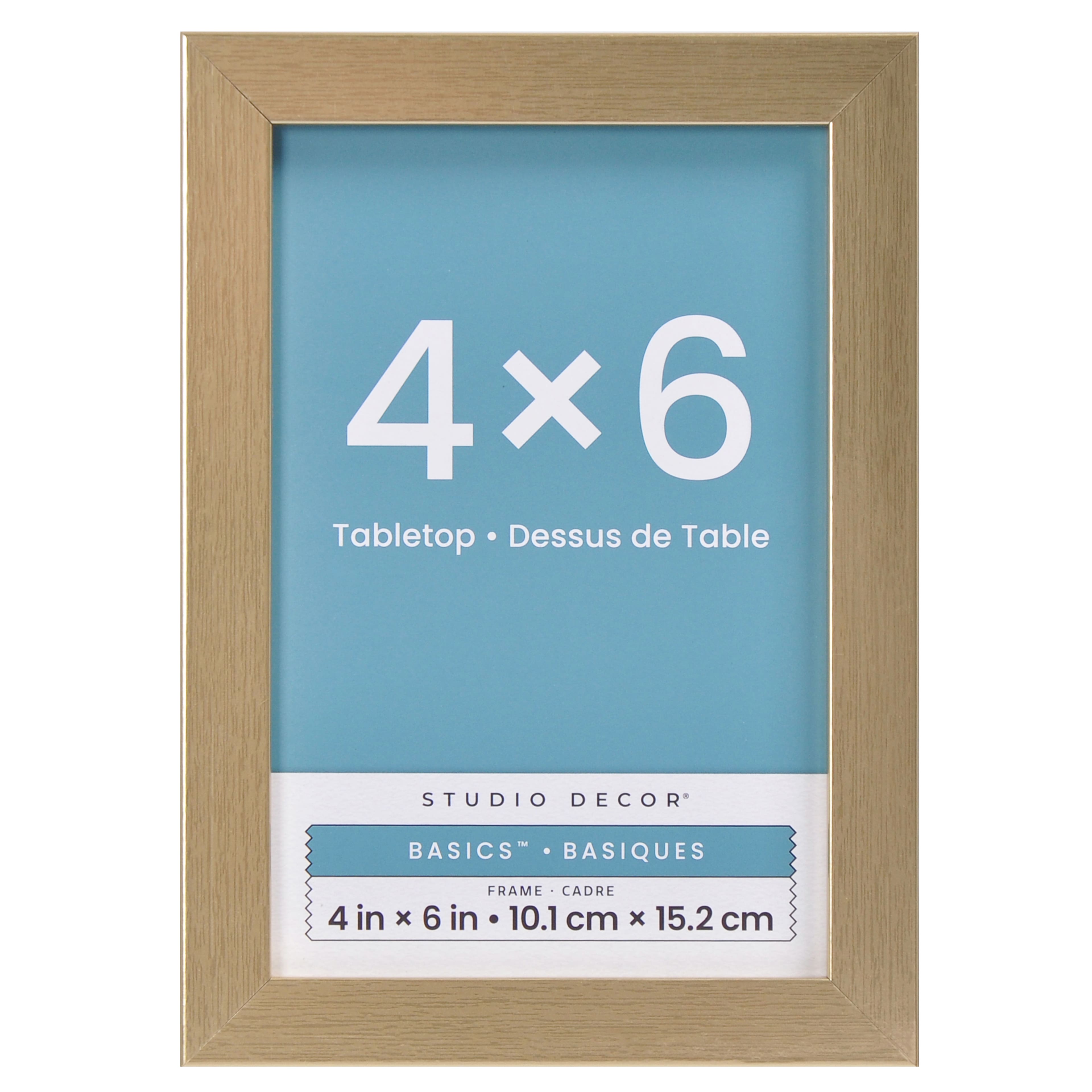 Basics&#x2122; Woodgrain Tabletop Linear Frame by Studio D&#xE9;cor&#xAE;