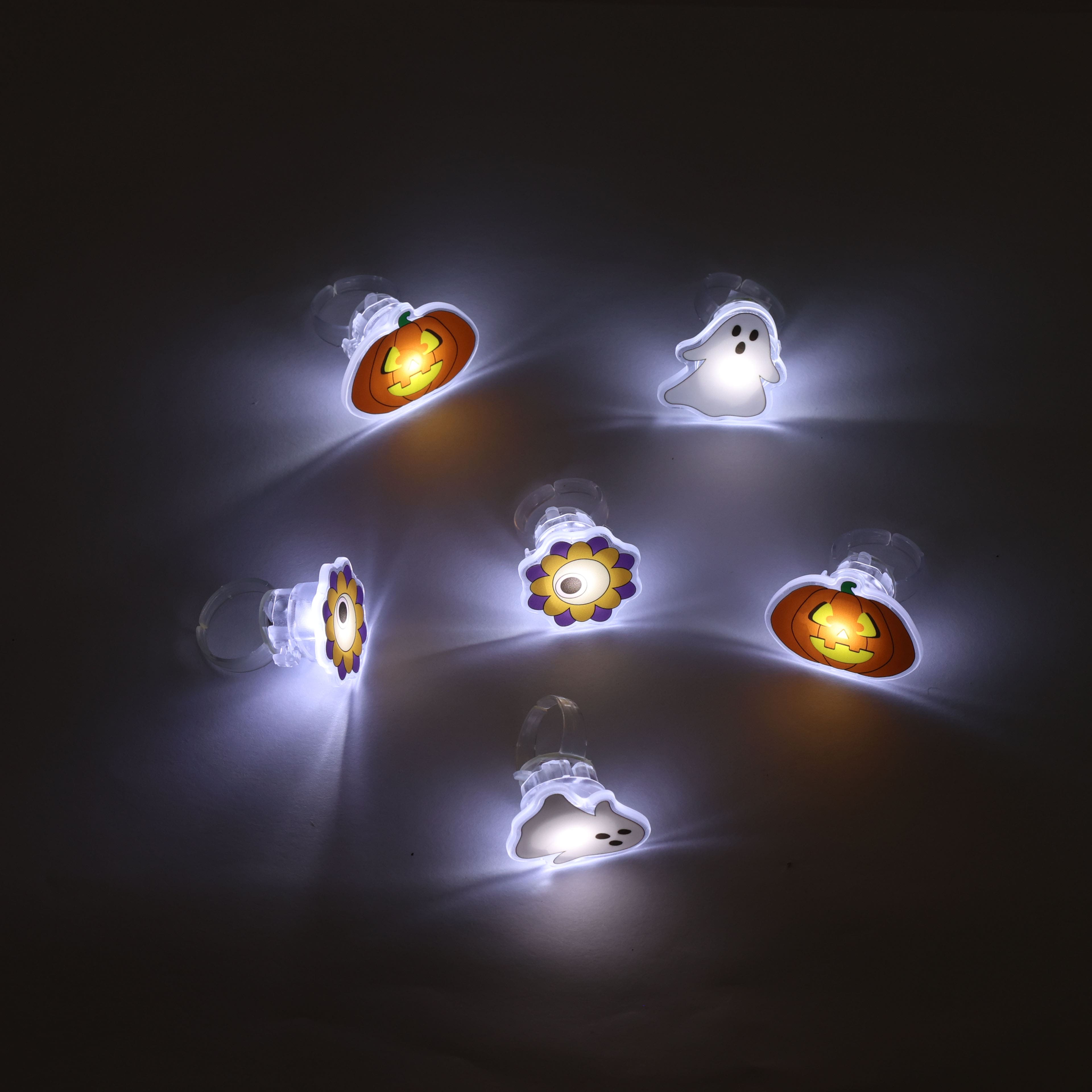Halloween Light-Up Novelty Rings by Creatology&#x2122;