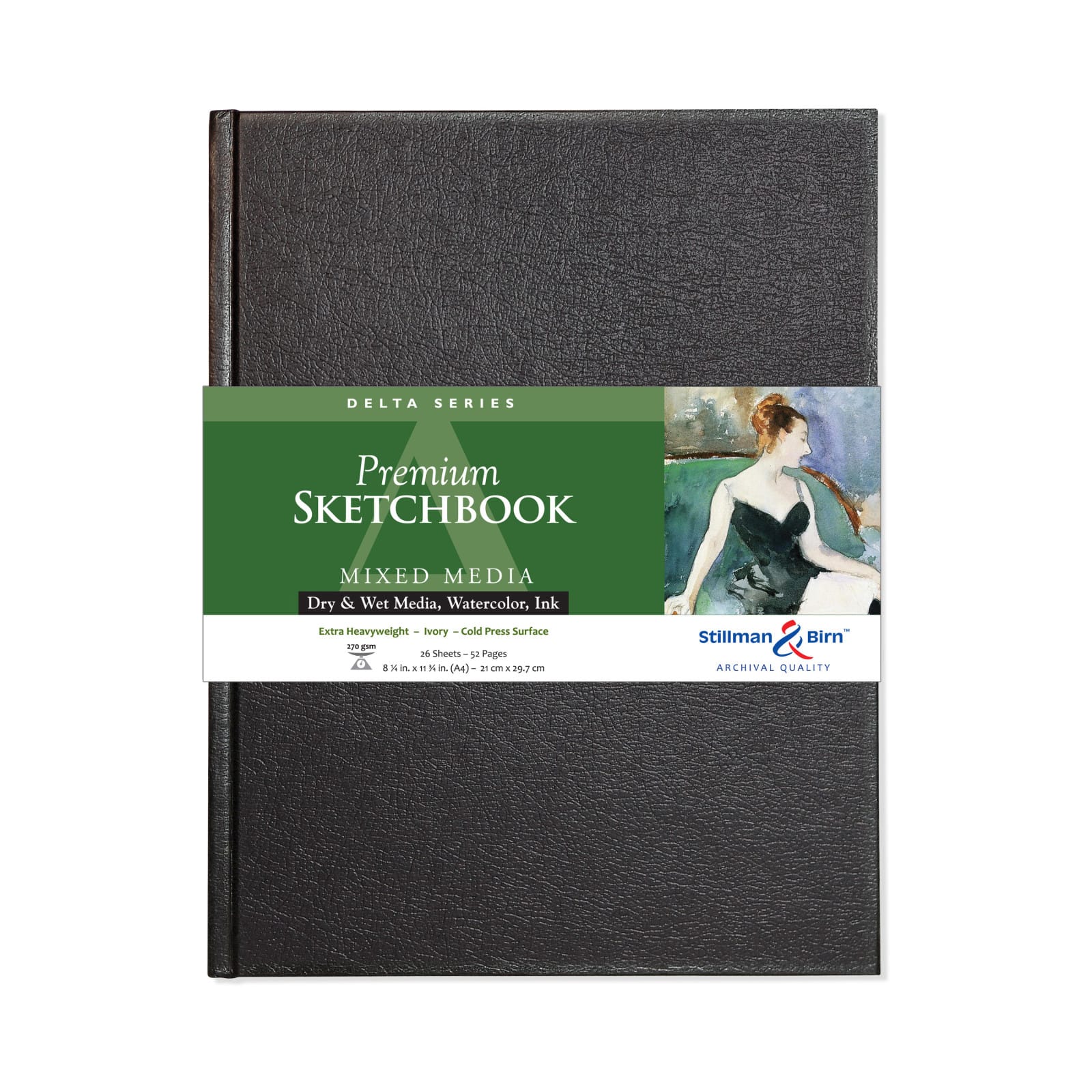 Stillman &#x26; Birn&#xAE; Delta Series Hardcover Mixed Media Premium Sketchbook, 8.25&#x22; x 11.75&#x22;