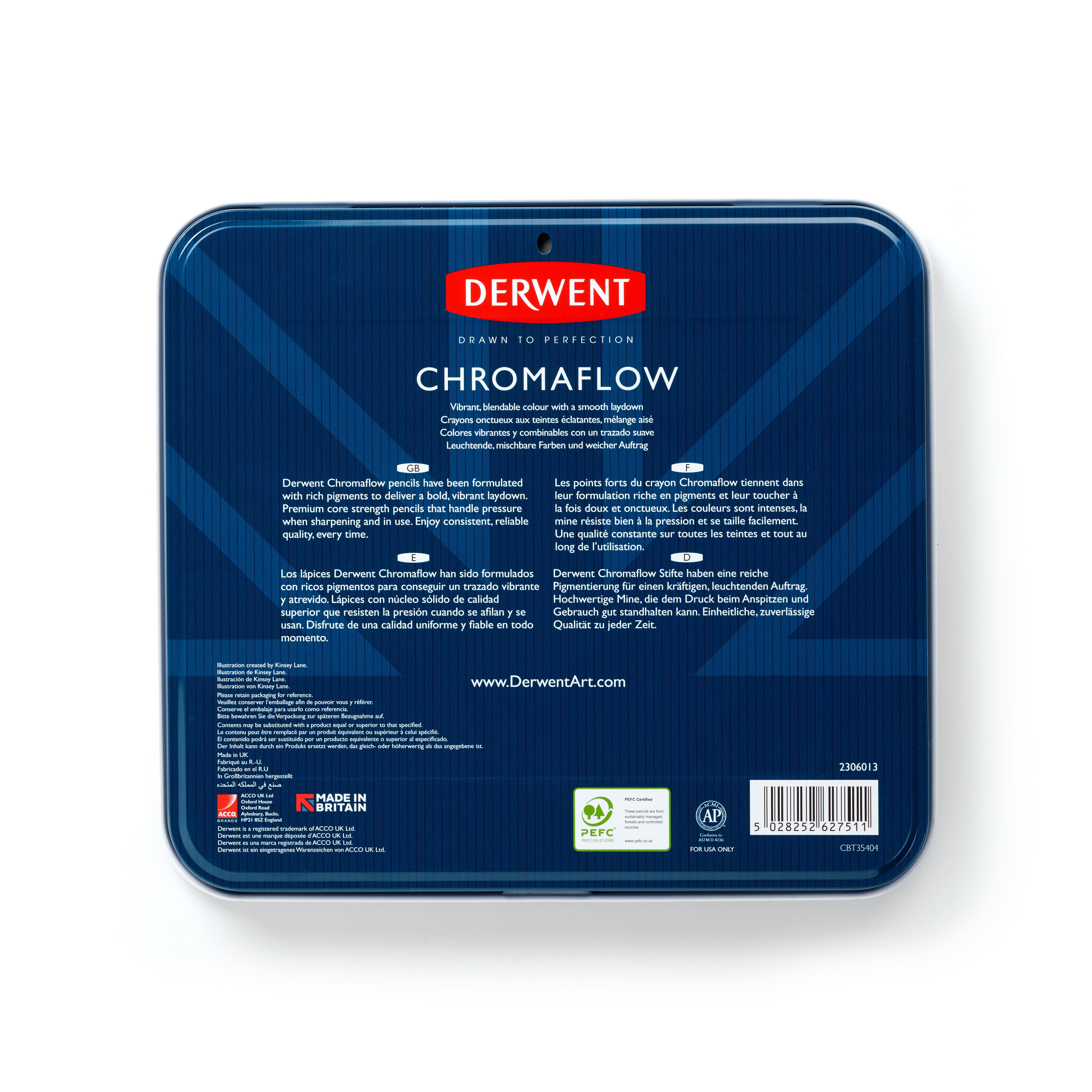 Derwent&#xAE; Chromaflow 48-Pencil Set