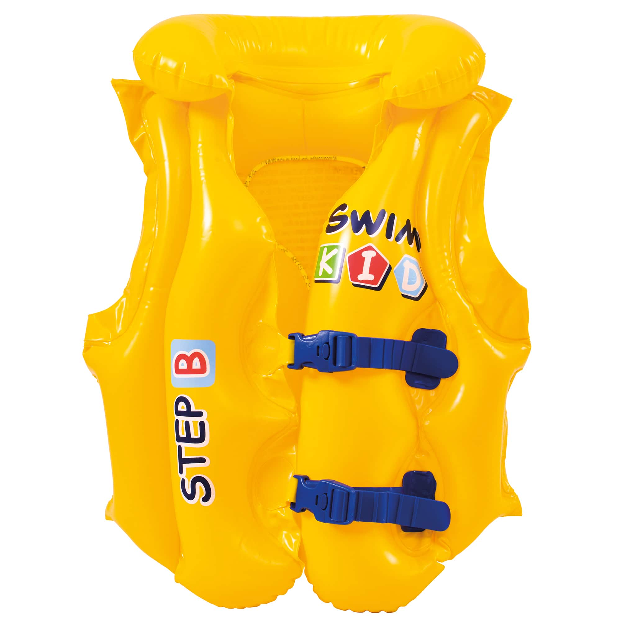 18&#x22; Yellow Swim Kid Step B Swimming Pool Training Vest