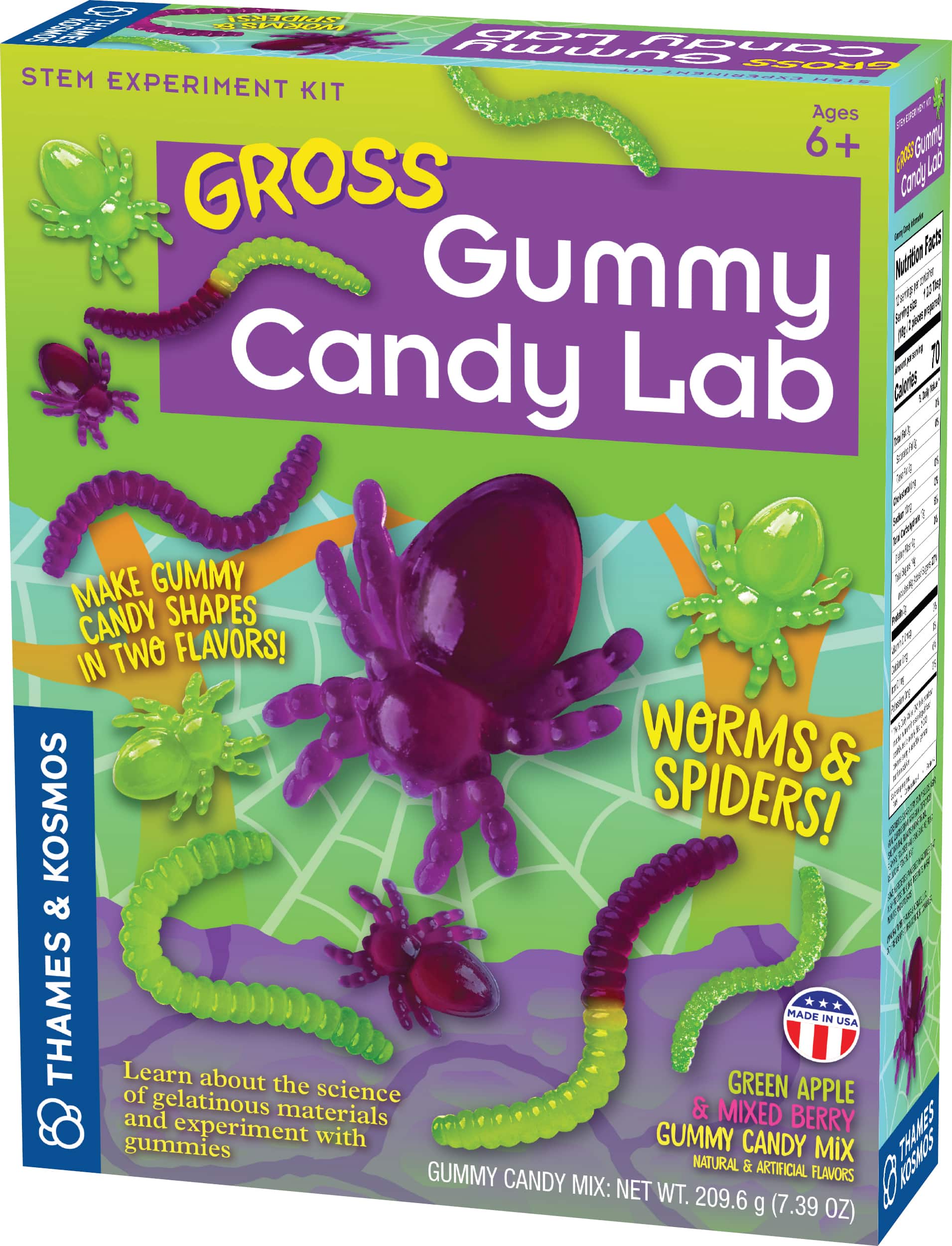 Thames & Kosmos Gross Gummy Candy Lab: Worms & Spiders
