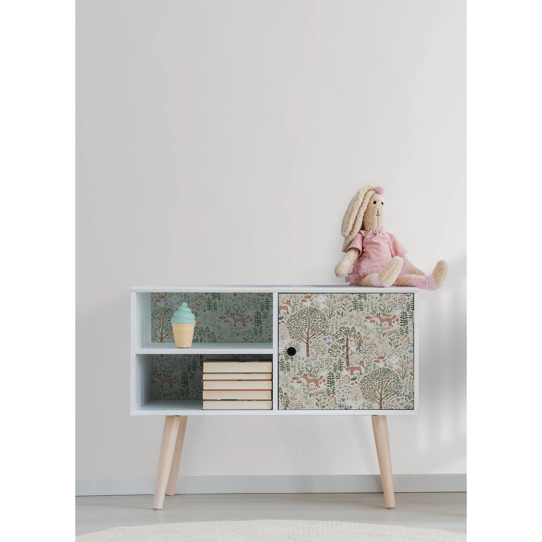 RoomMates Almond & Vintage Clara Jean Folklore Forest Peel & Stick Wallpaper