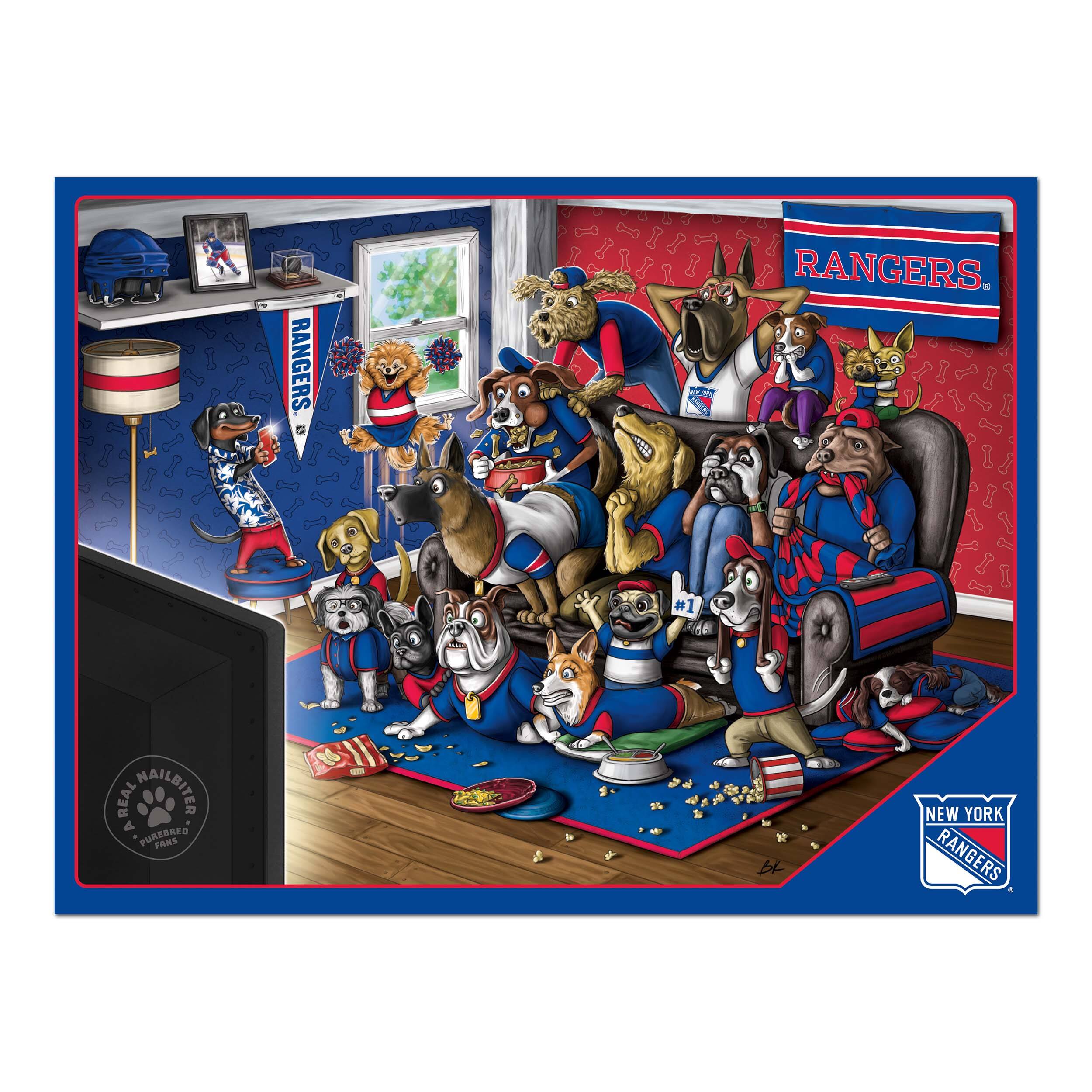NHL Purebred Fans A Real Nailbiter 500 Piece Puzzle