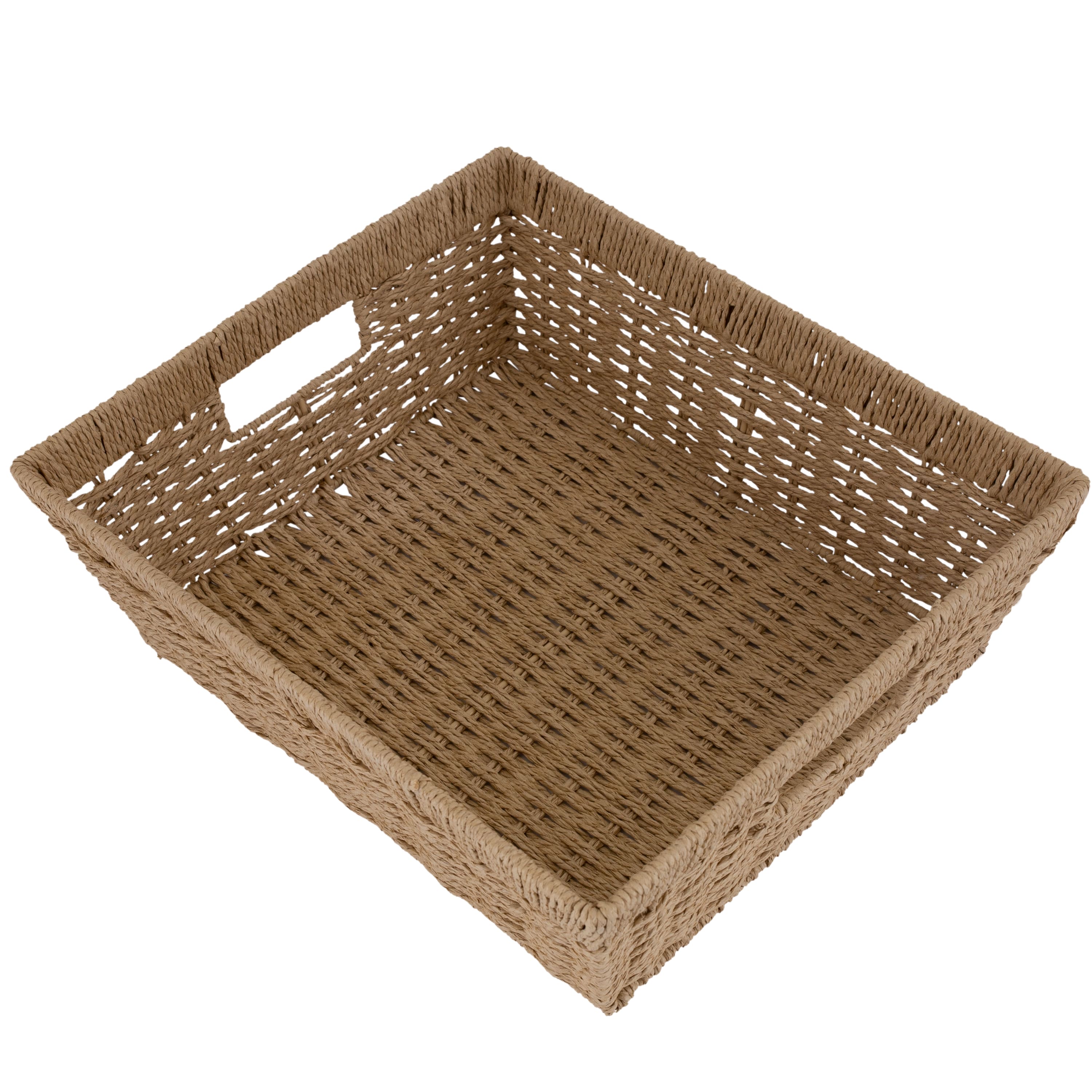 Simplify Large Dutch Weave Shelf Storage Basket
